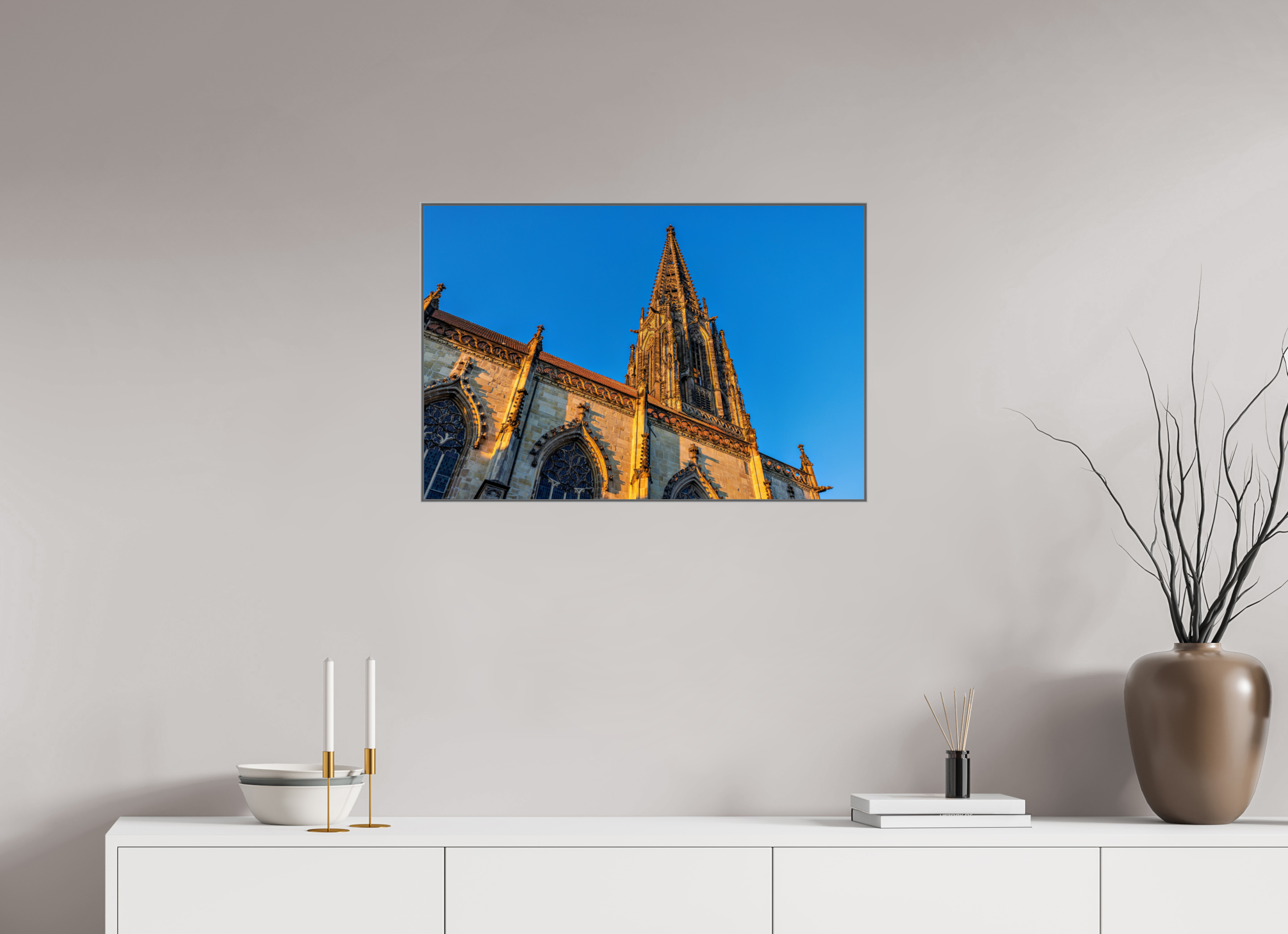 75 x 50 cm, Alurahmen 25mm Lamberti seitlich