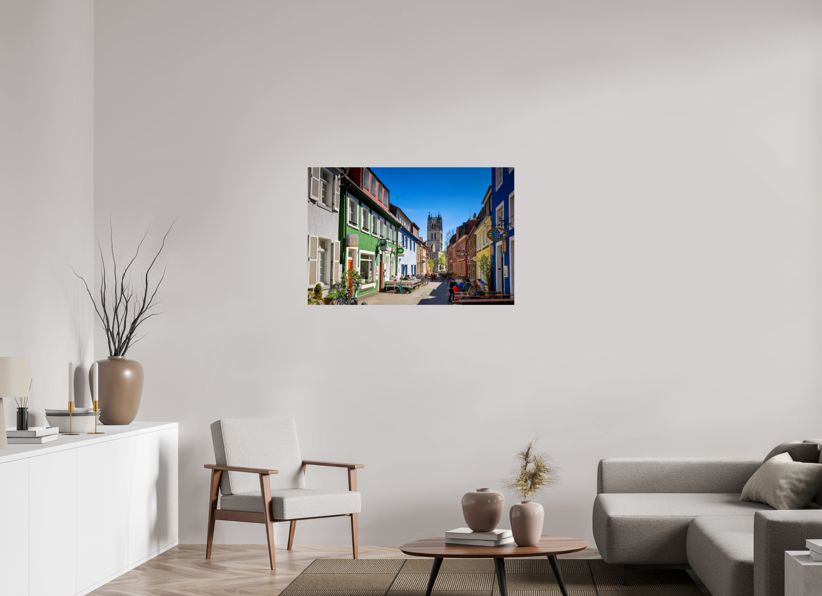 105 x 70 cm, Baryta - Fine Art Altstadt