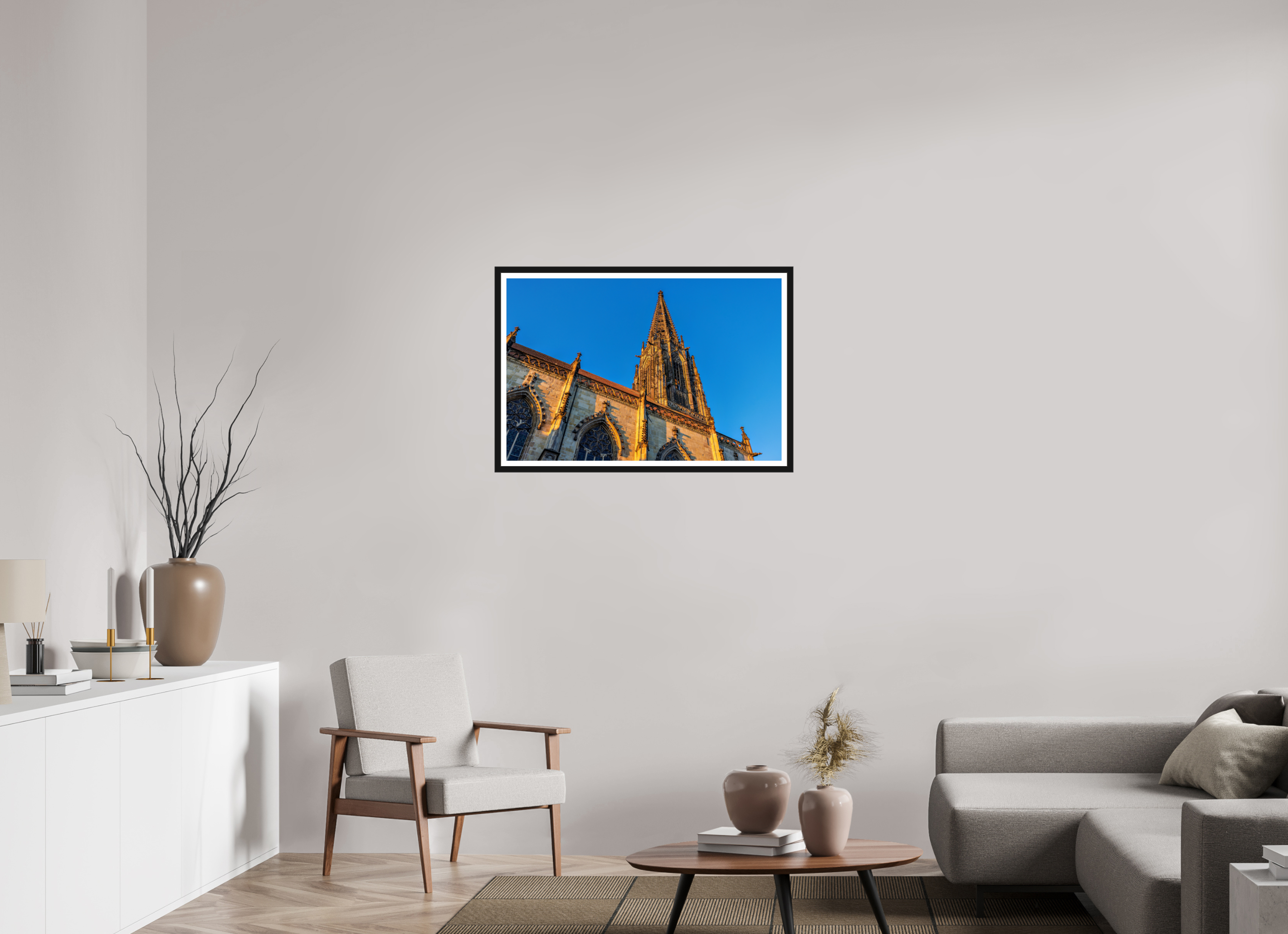 90 x 60 cm, Bern und Rand Lamberti seitlich