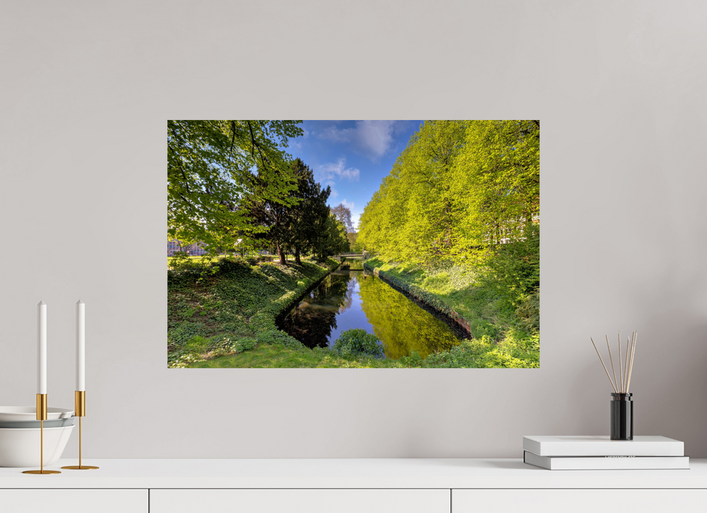 60 x 40 cm, Photo Print On Fuji Crystal DP II Wassergraben an der Engelenschanze