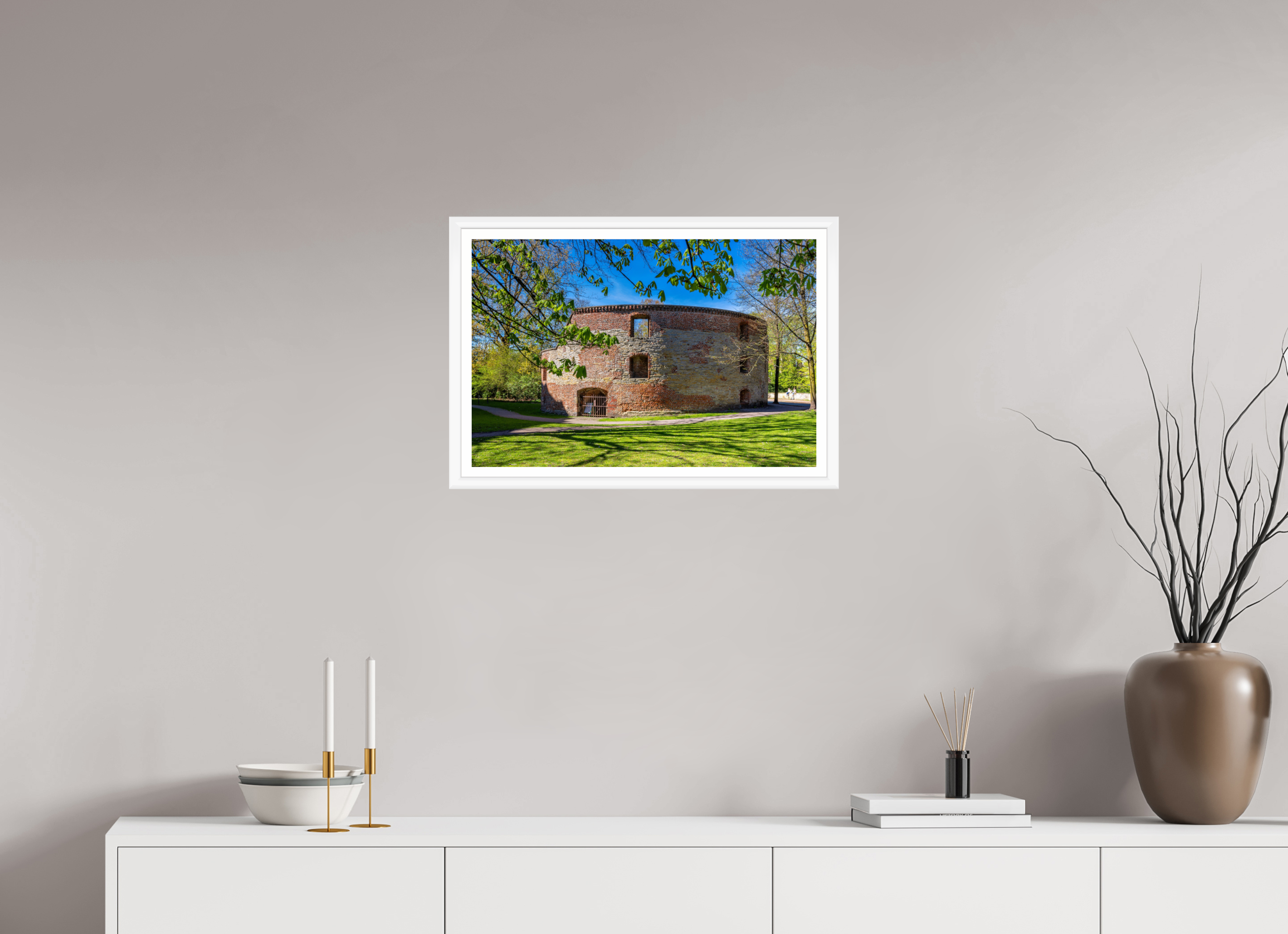 60 x 40 cm, Bern weiß und Rand Zwinger