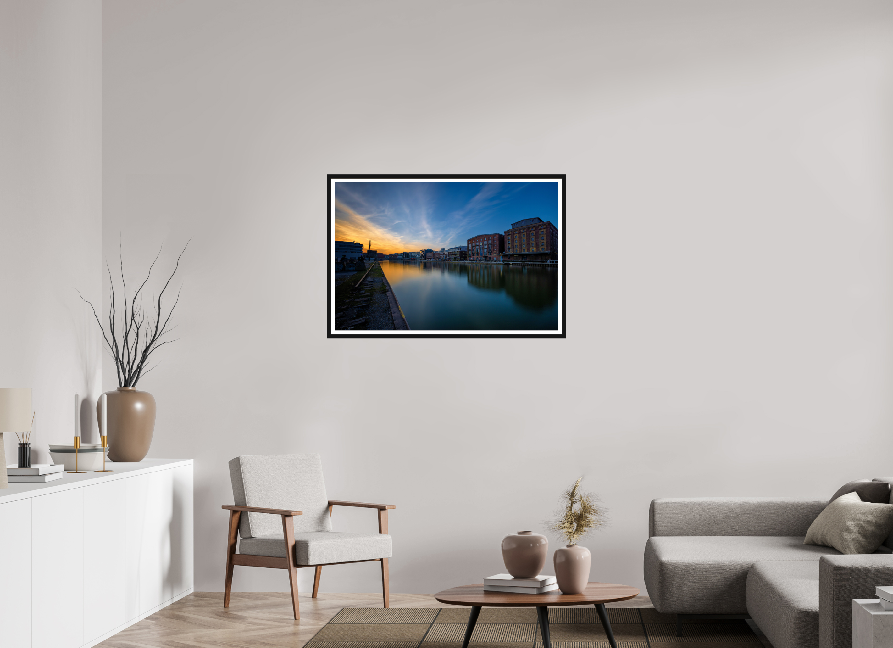 105 x 70 cm, Bern und Rand Der Hafen im Überblick Teil 2