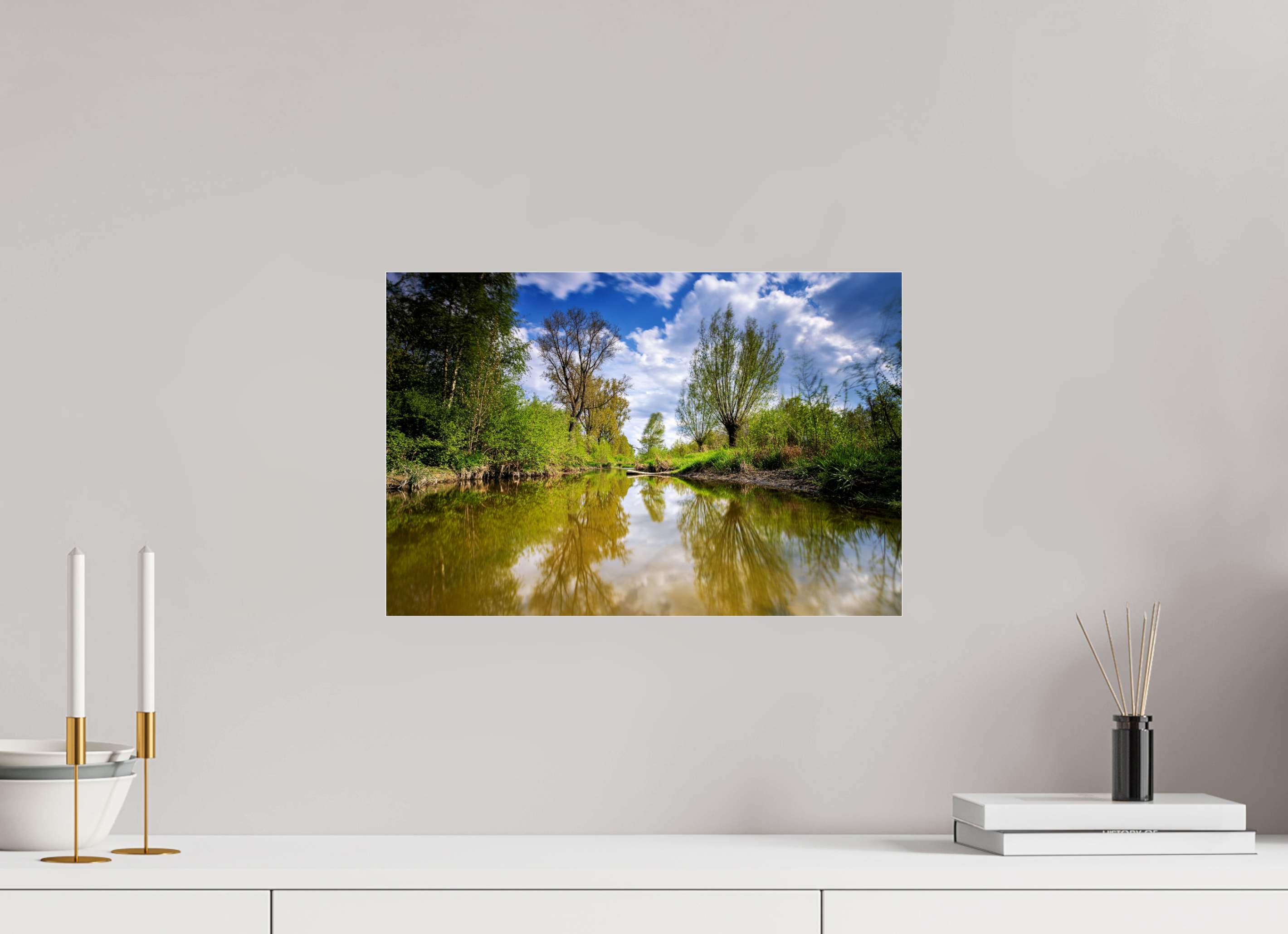 45 x 30 cm, Photo Print Under Acrylic Glass Aa - Renaturierung / 2