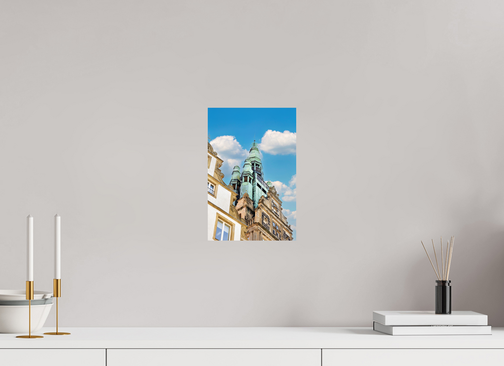 20 x 30 cm, Photo Print On Fuji Crystal DP II Der Stadthausturm im Hochformat