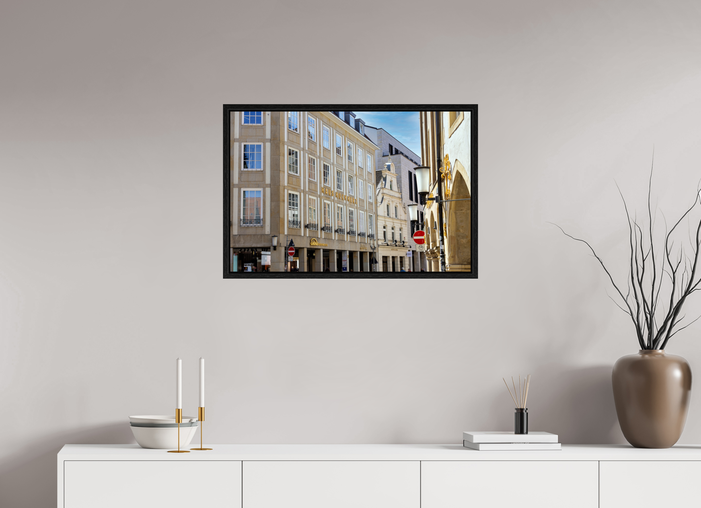 75 x 50 cm, Floater Frame Hochherz