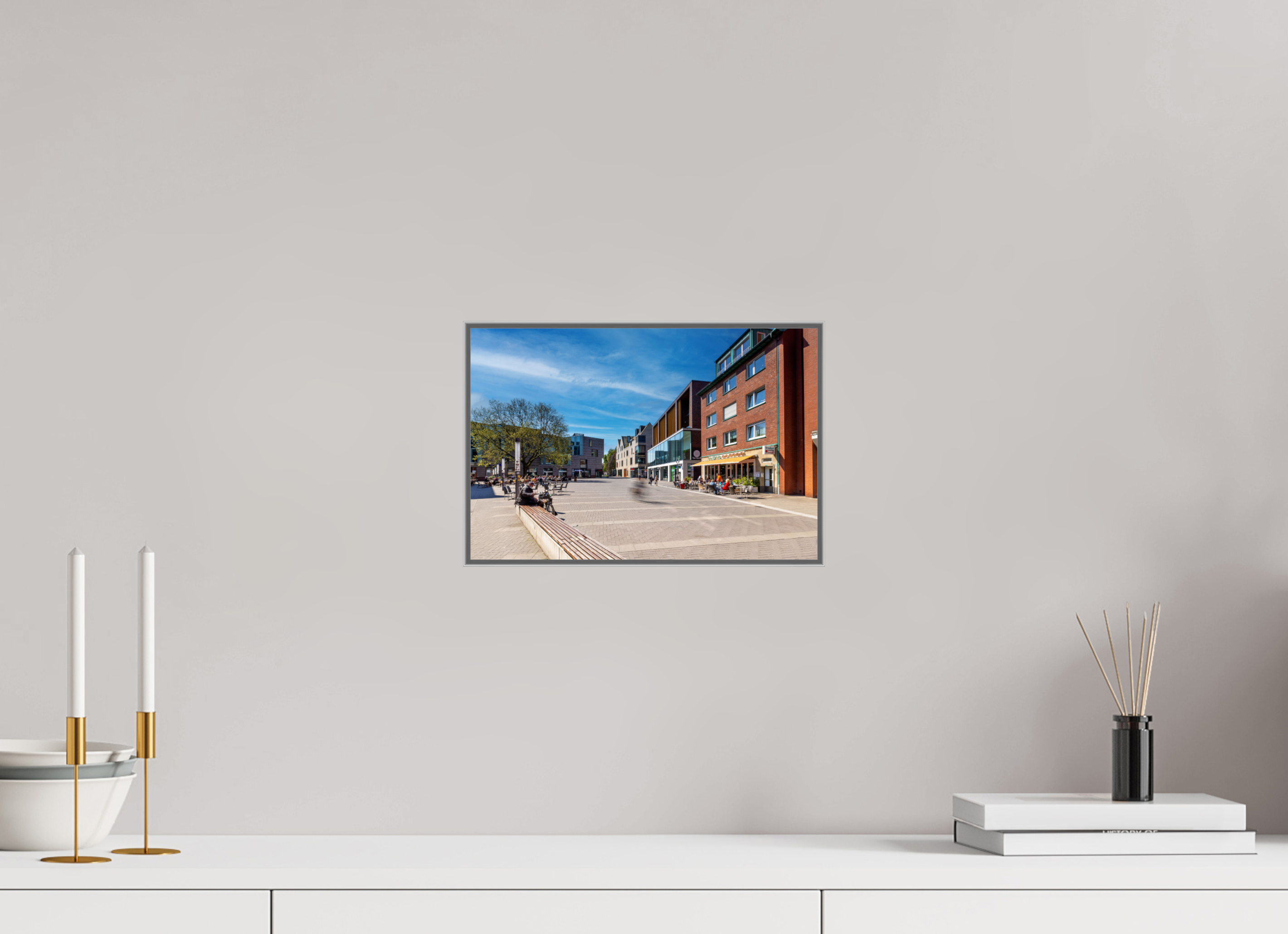 30 x 20 cm, Alurahmen 25mm Stubengasse - Innenstadt