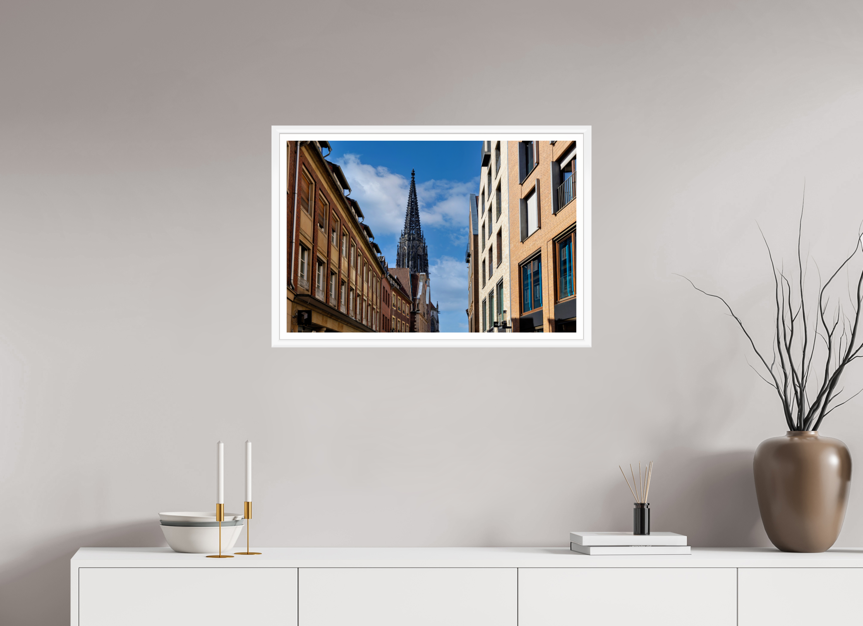 75 x 50 cm, Bern weiß und Rand Lamberti von Hörsterstr