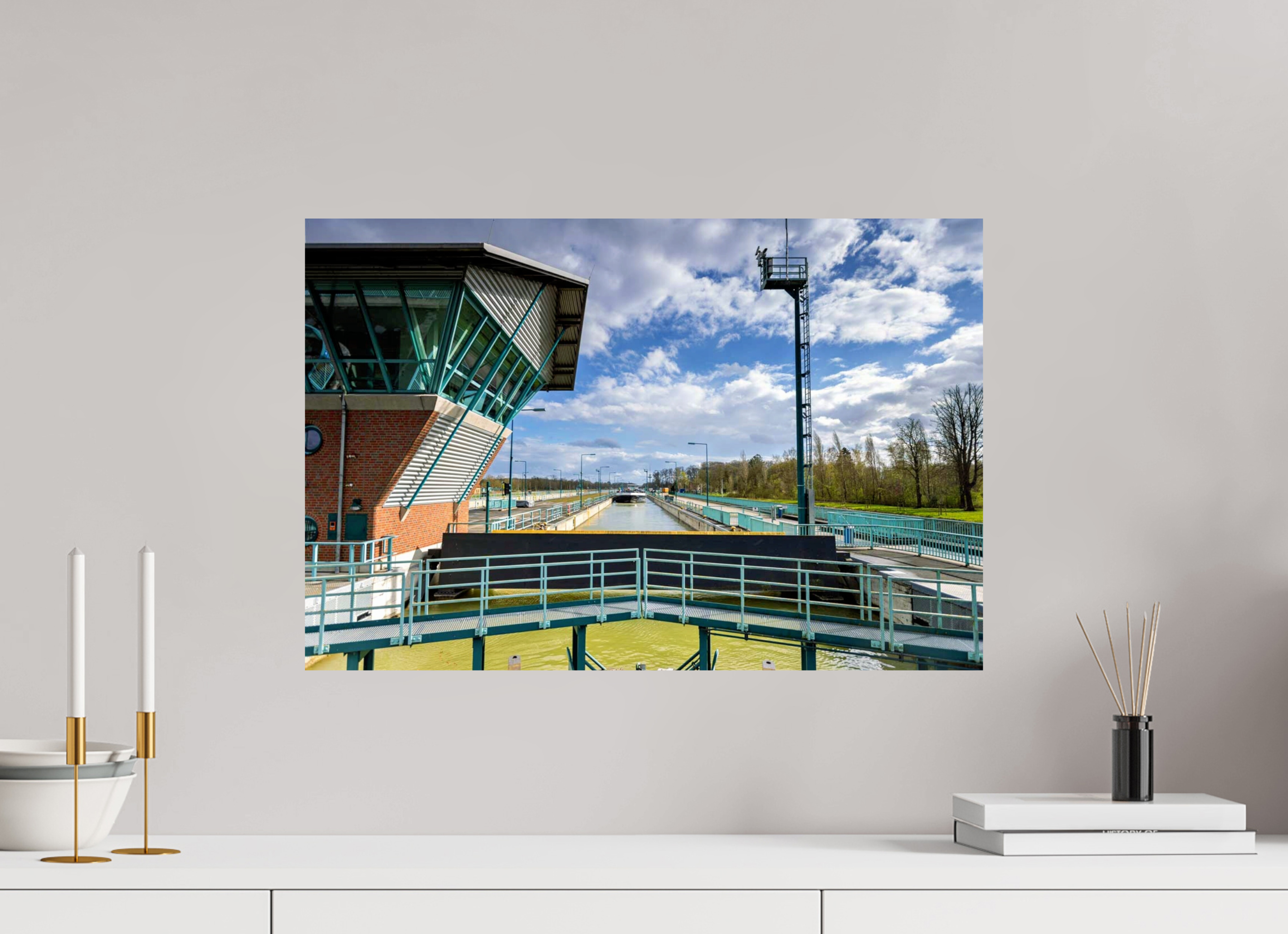 60 x 40 cm, Photo Print On Fuji Crystal DP II Die Schleuse - Das Becken