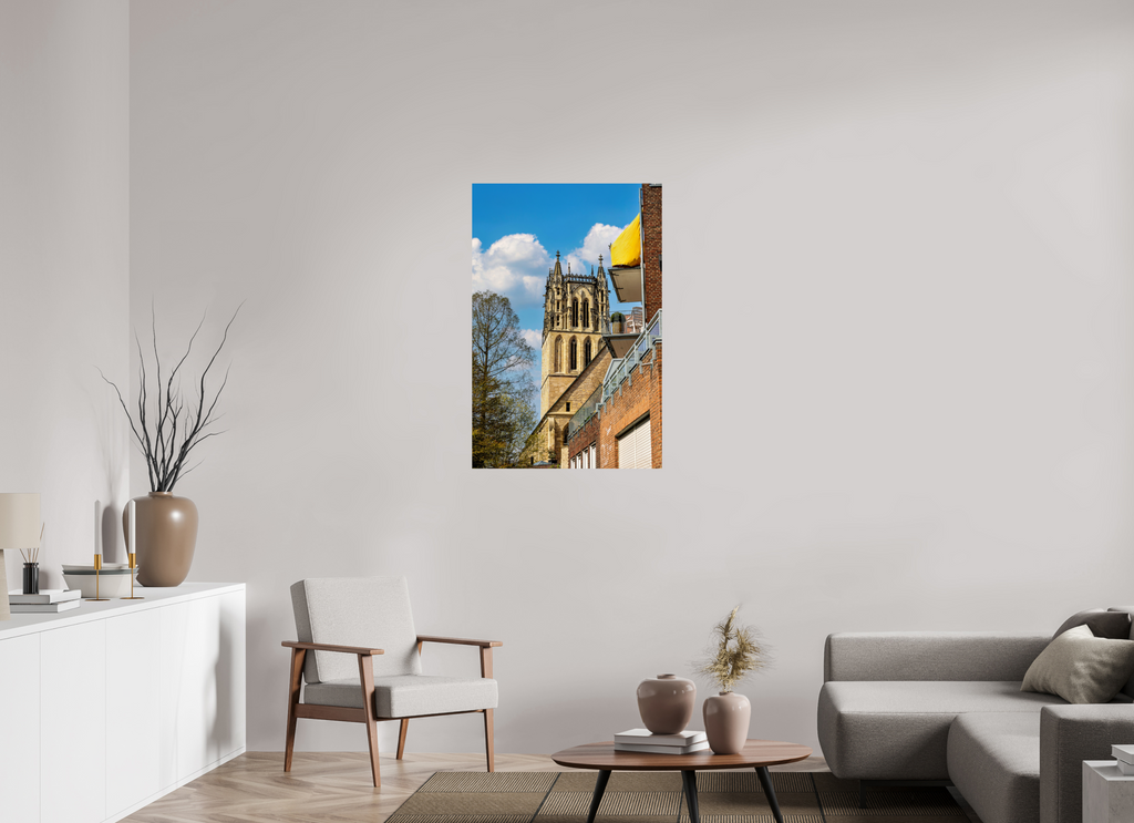 70 x 105 cm, Baryta - Fine Art Überwasserkirche - im Hochformat