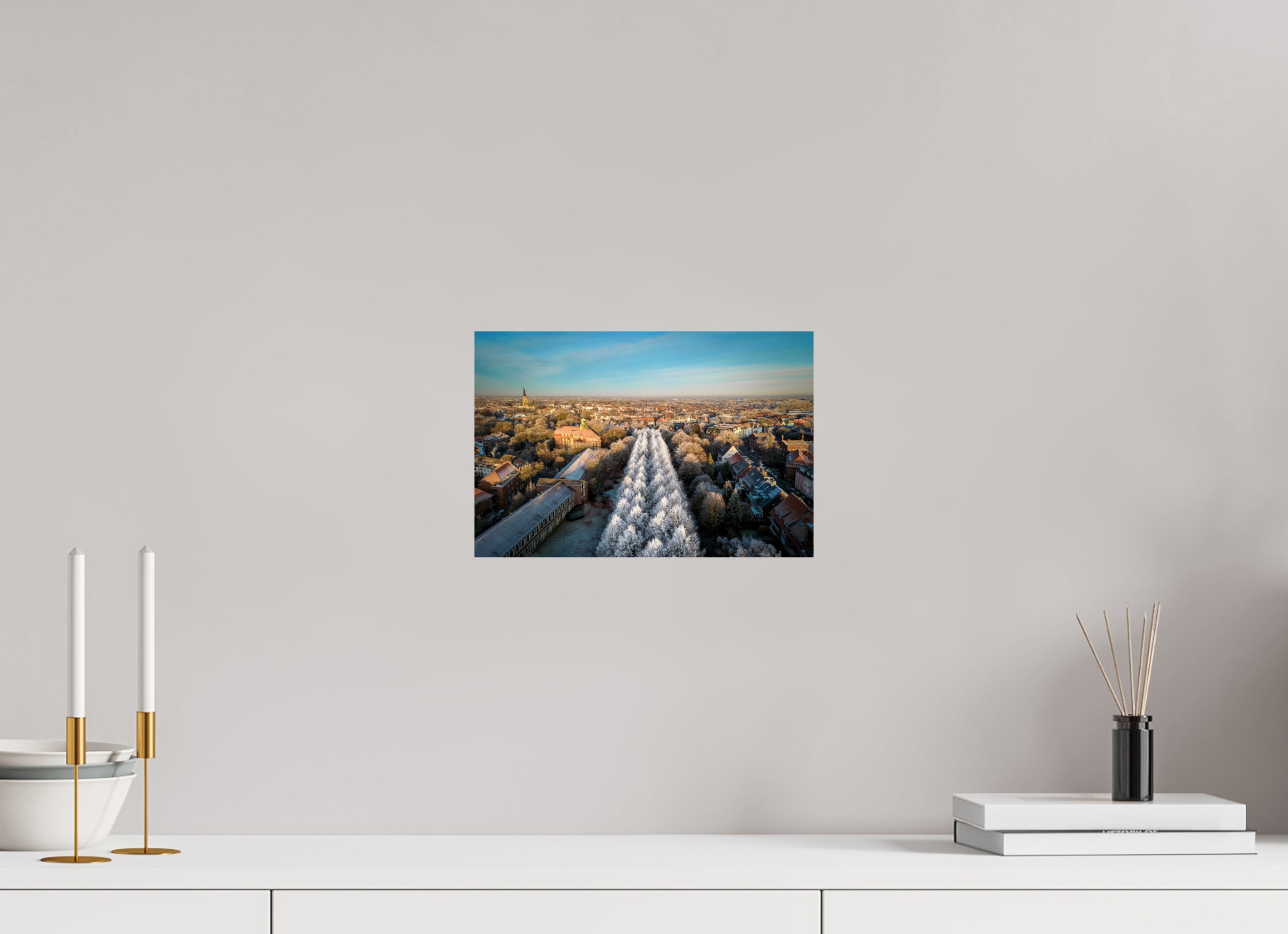 30 x 20 cm, Baryta - Fine Art Promenade im Winter