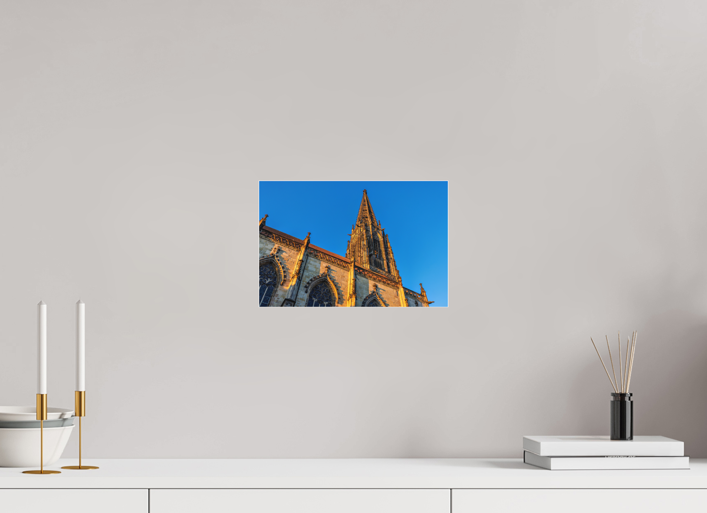 30 x 20 cm, Acrylglas Fine Art Pigmentdruck Lamberti seitlich