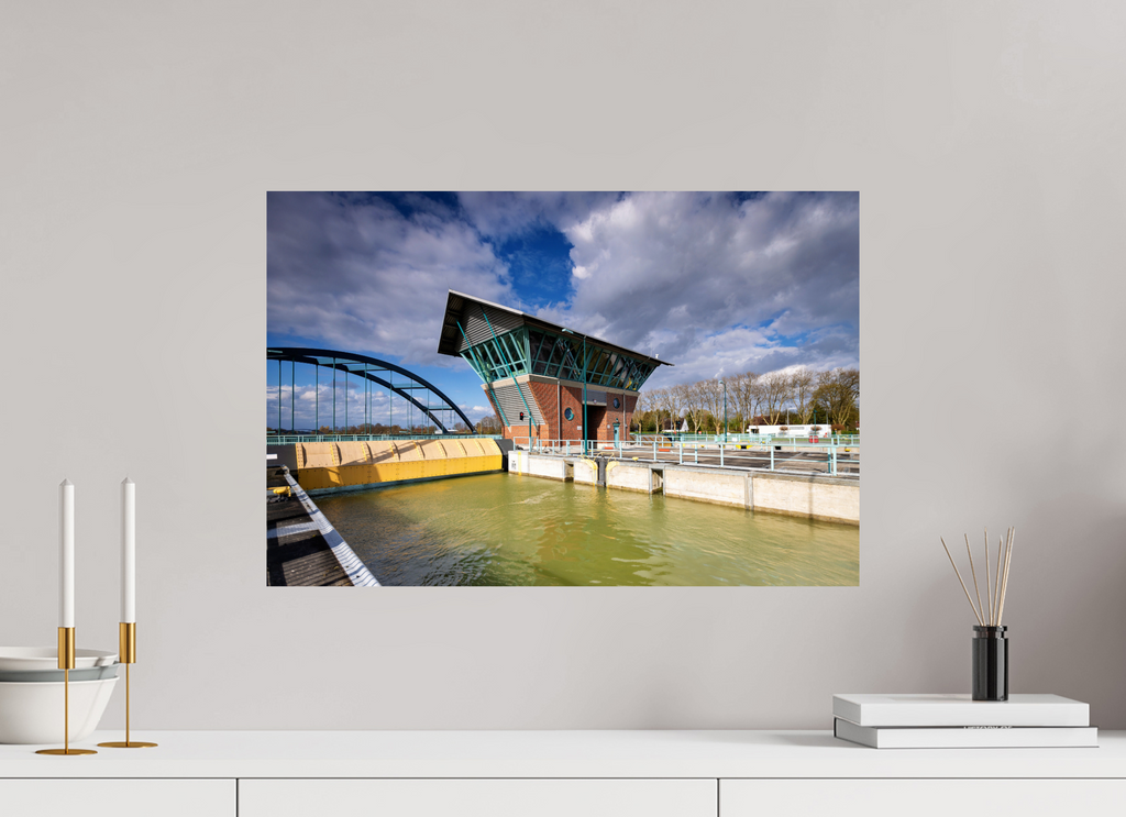 60 x 40 cm, Baryta - Fine Art Die Schleuse - Der Tower