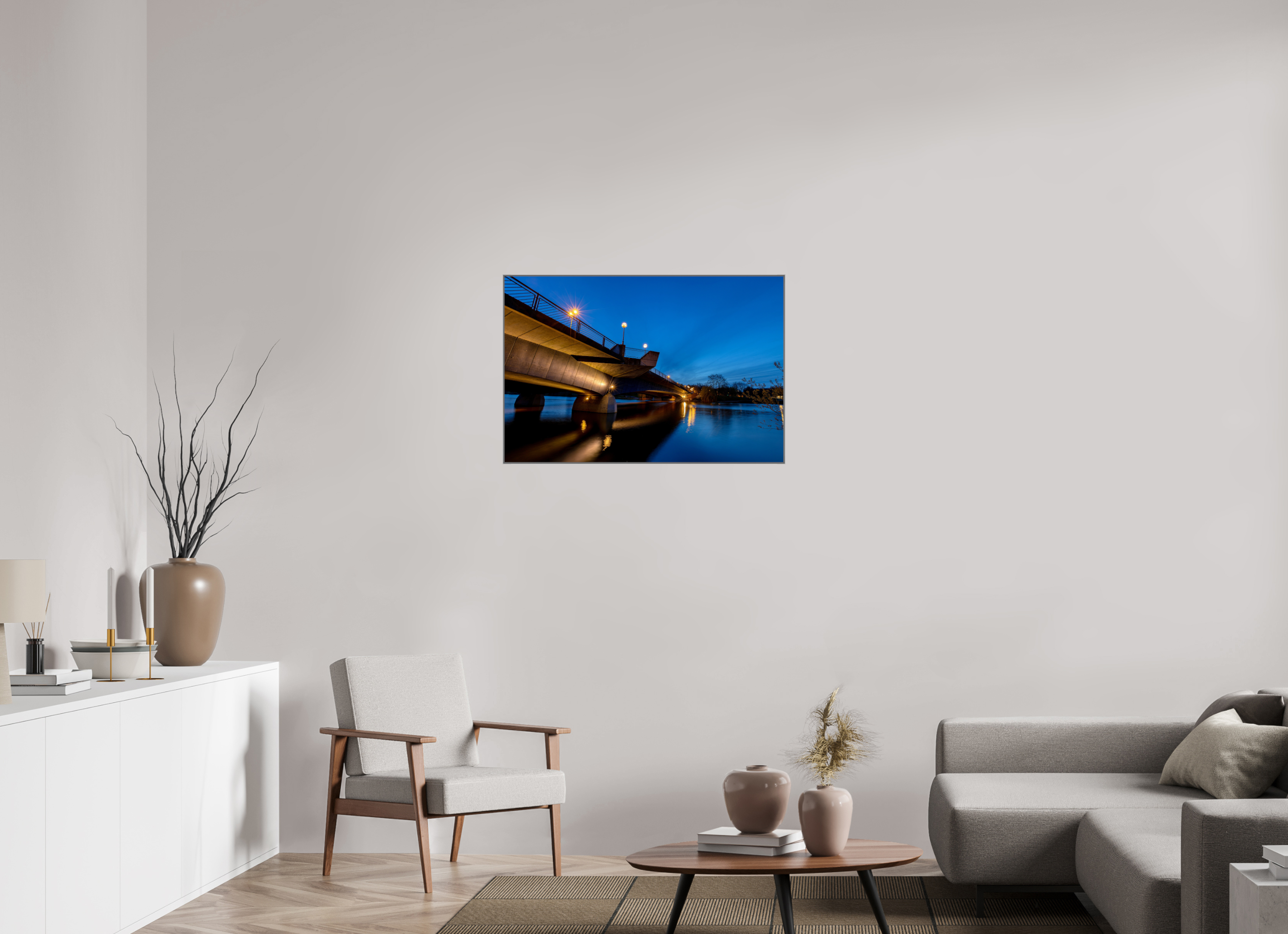 90 x 60 cm, Alurahmen 25mm Torminbrücke