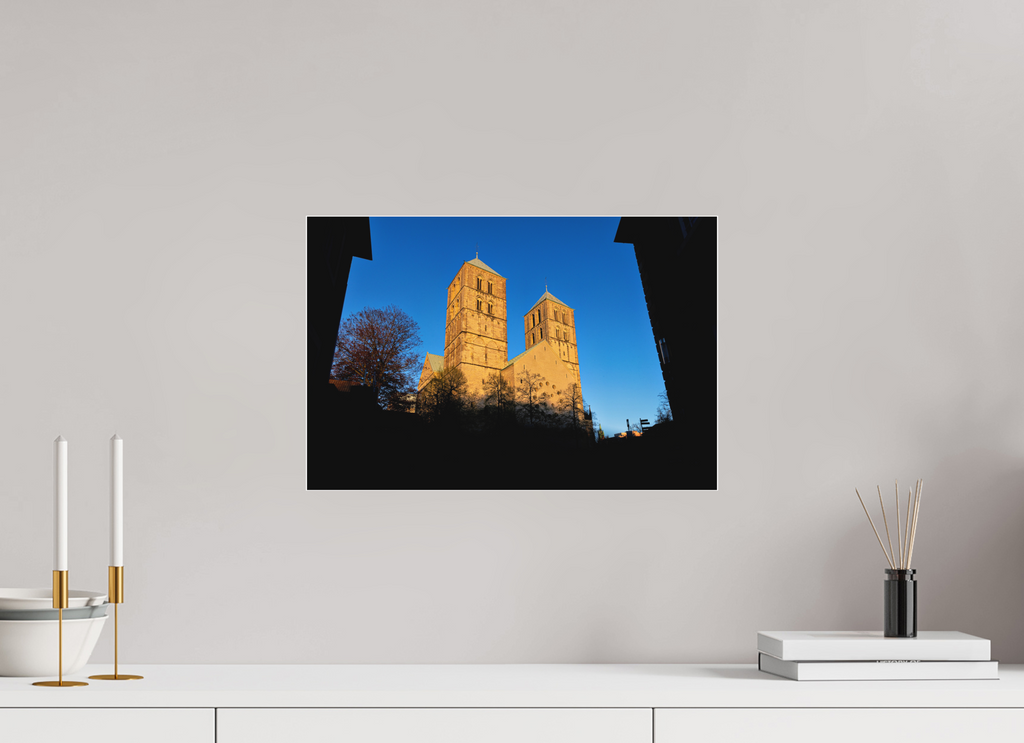 45 x 30 cm, Acrylglas Fine Art Pigmentdruck Der Dom - Westseite