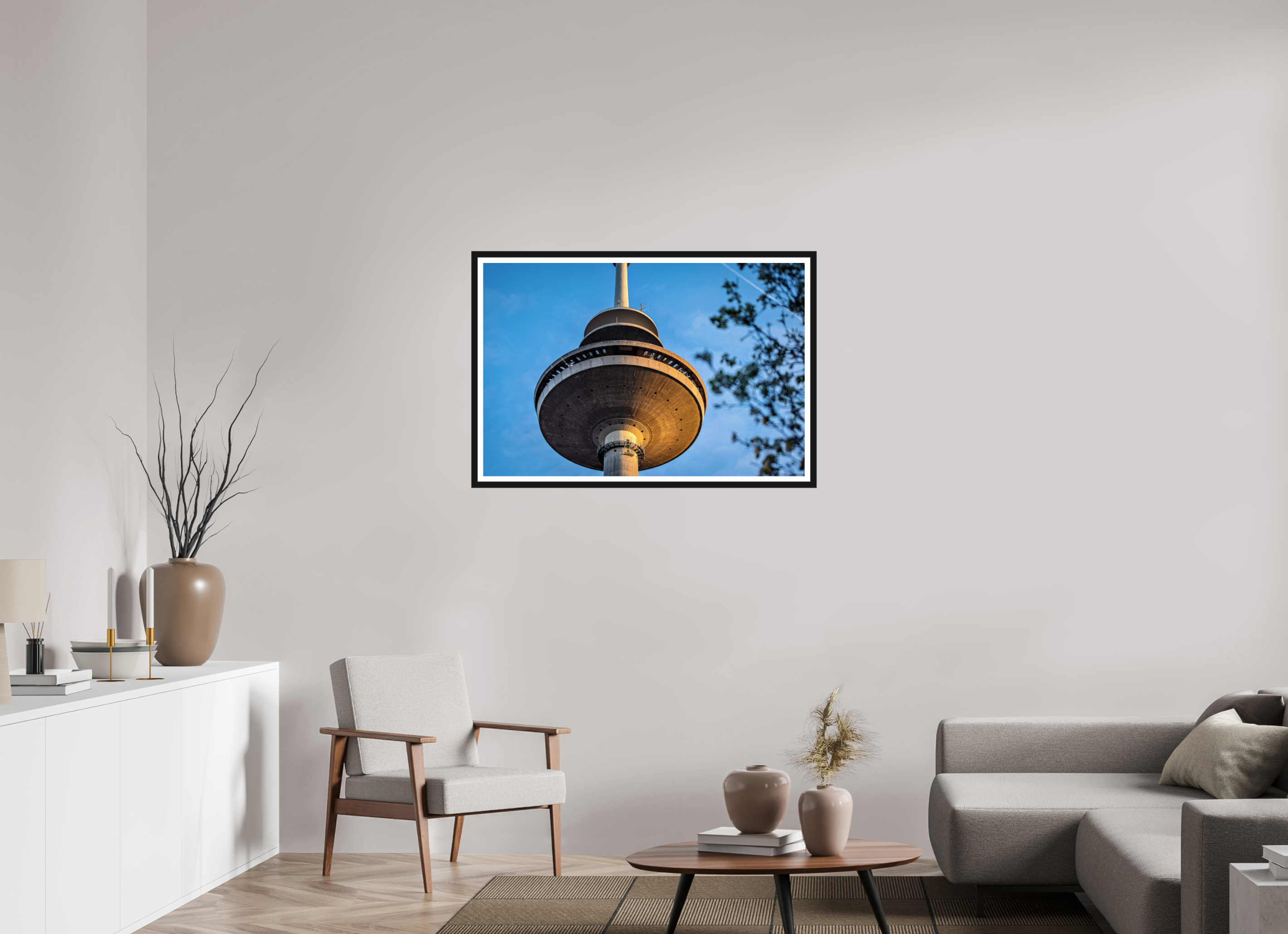 105 x 70 cm, Bern und Rand Der Fernsehturm - Das UFO