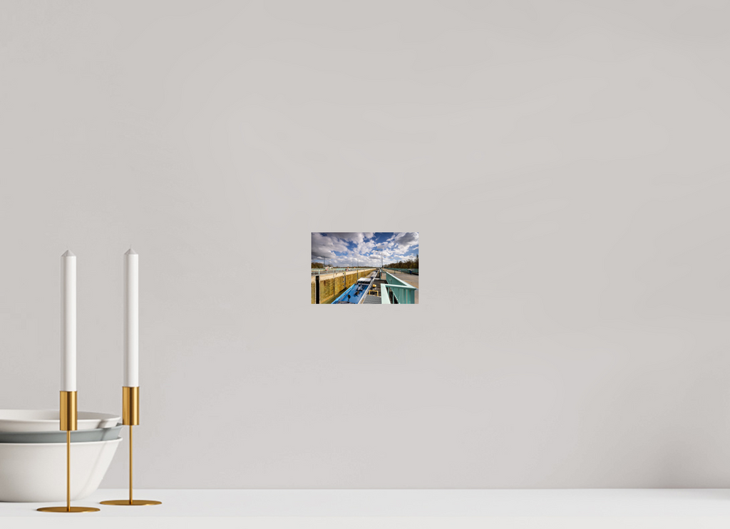 15 x 10 cm, Baryta - Fine Art Die Schleuse