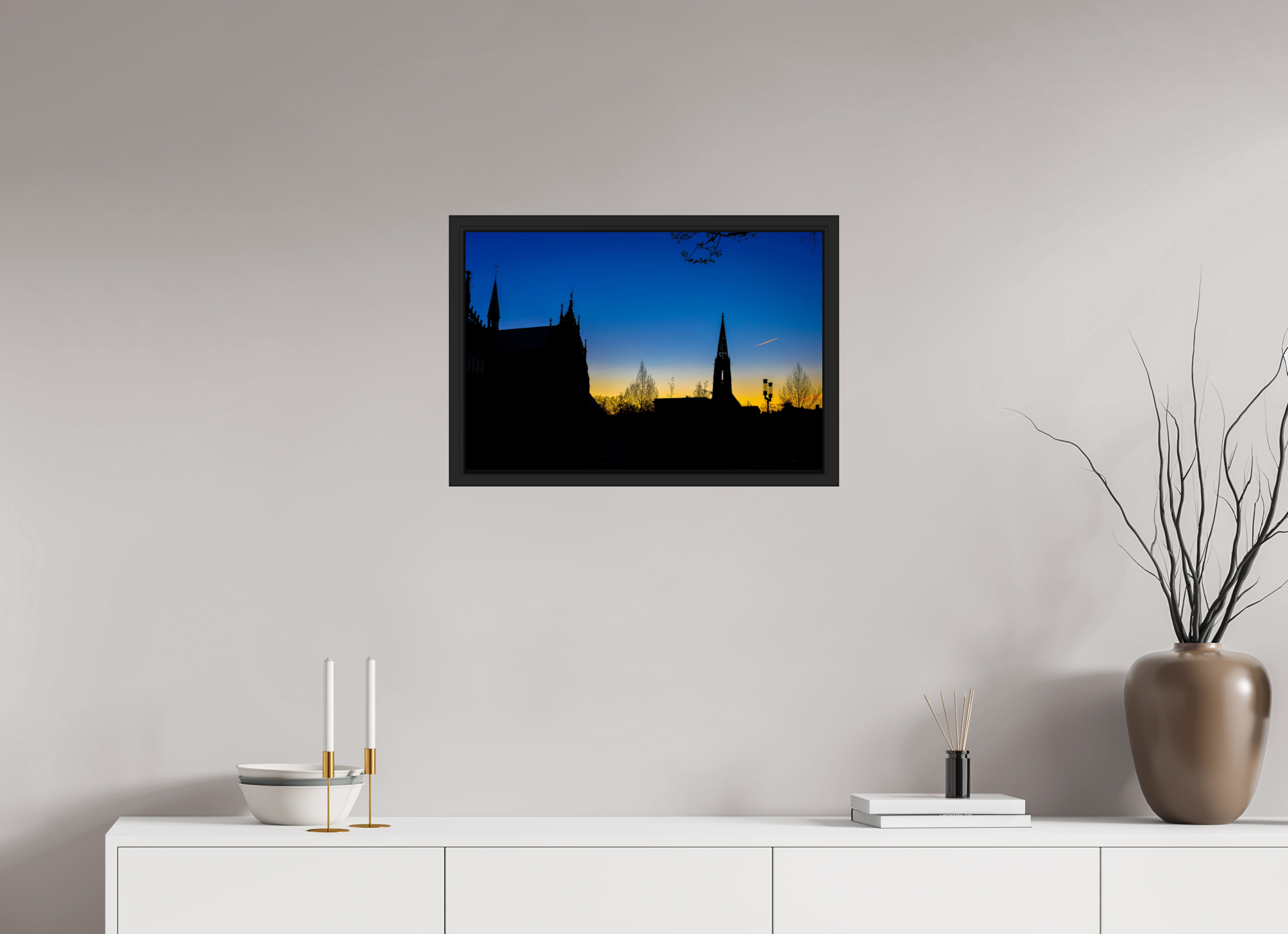 60 x 40 cm, Tokyo 20mm Schattenfuge 4mm Lamberti - Dom bei Sonnenaufgang