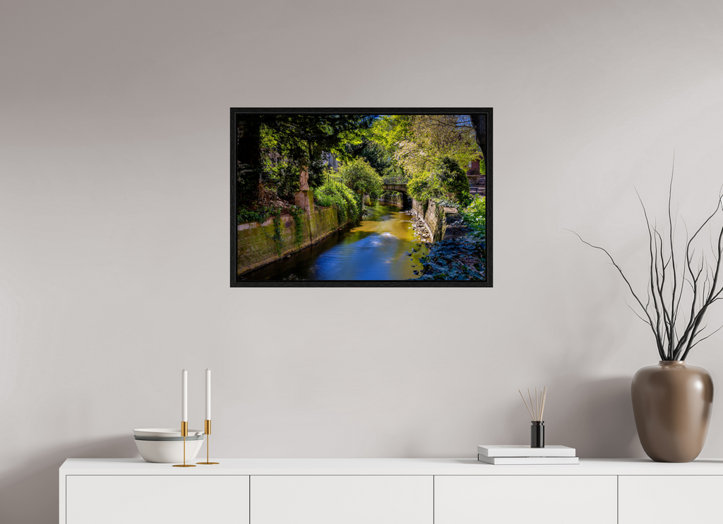 75 x 50 cm, Floater Frame AA Seitengang