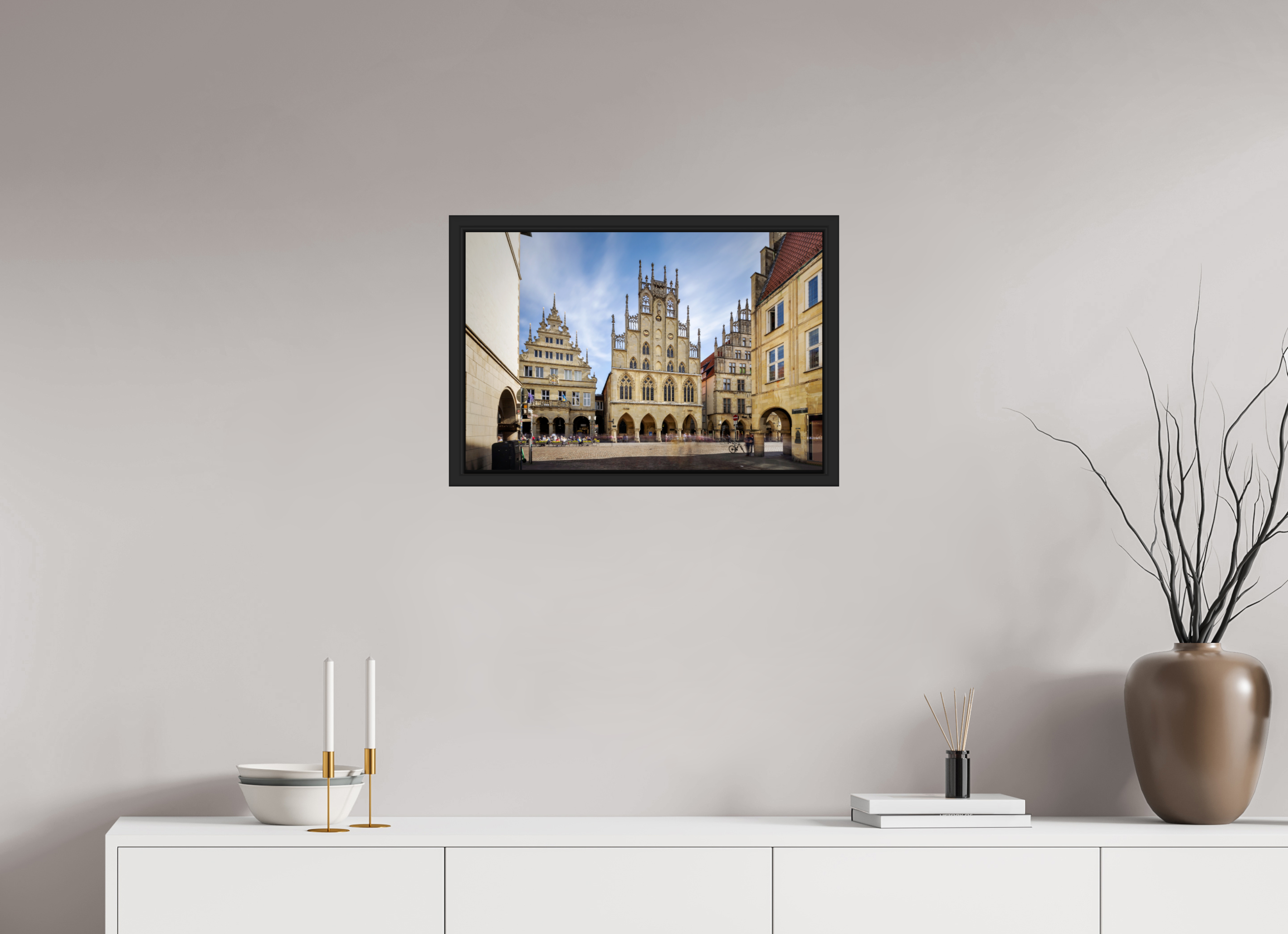 60 x 40 cm, Tokyo 20mm Schattenfuge 4mm Das Rathaus