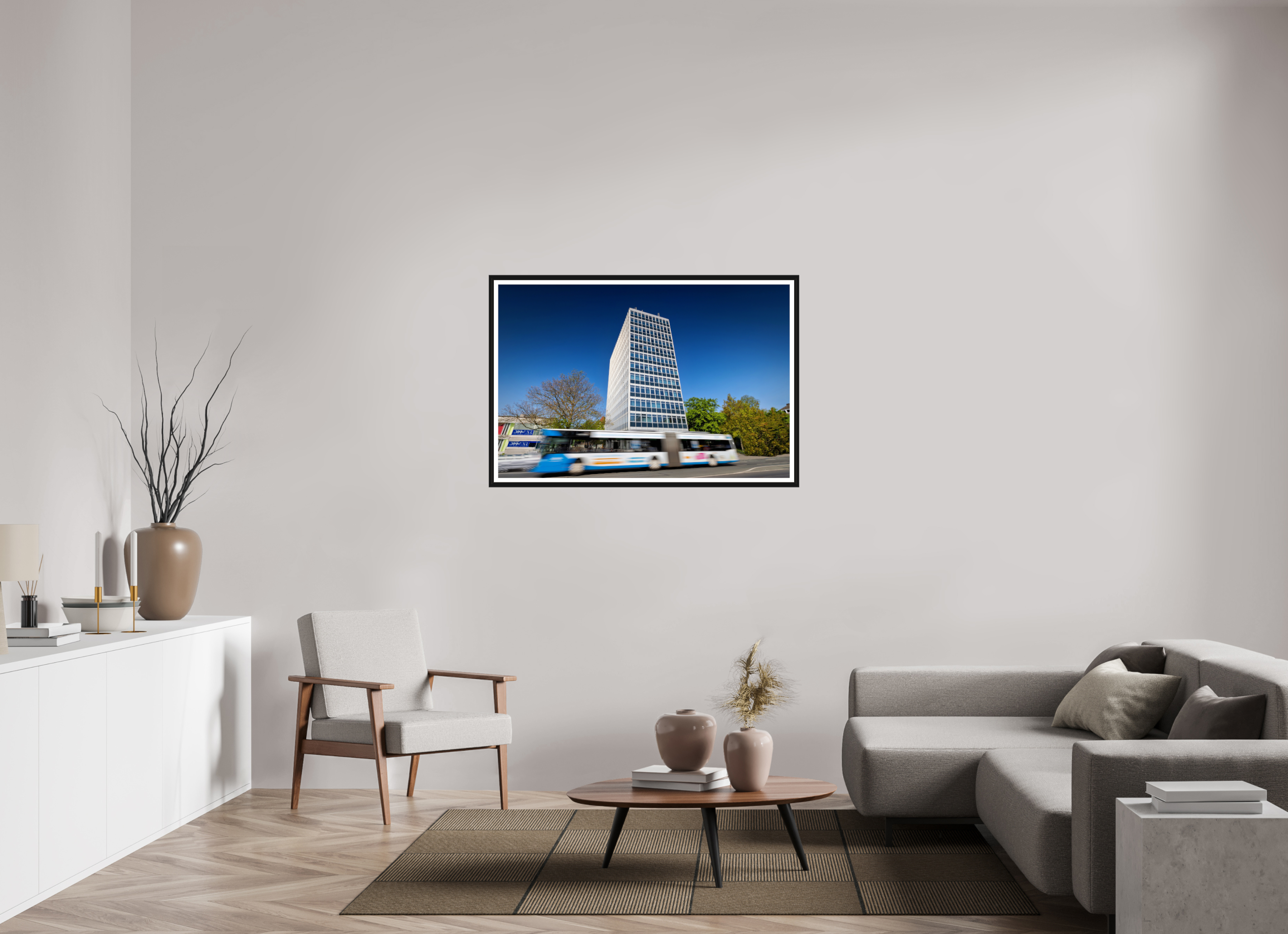 120 x 80 cm, Bern und Rand Servatii mit Bus