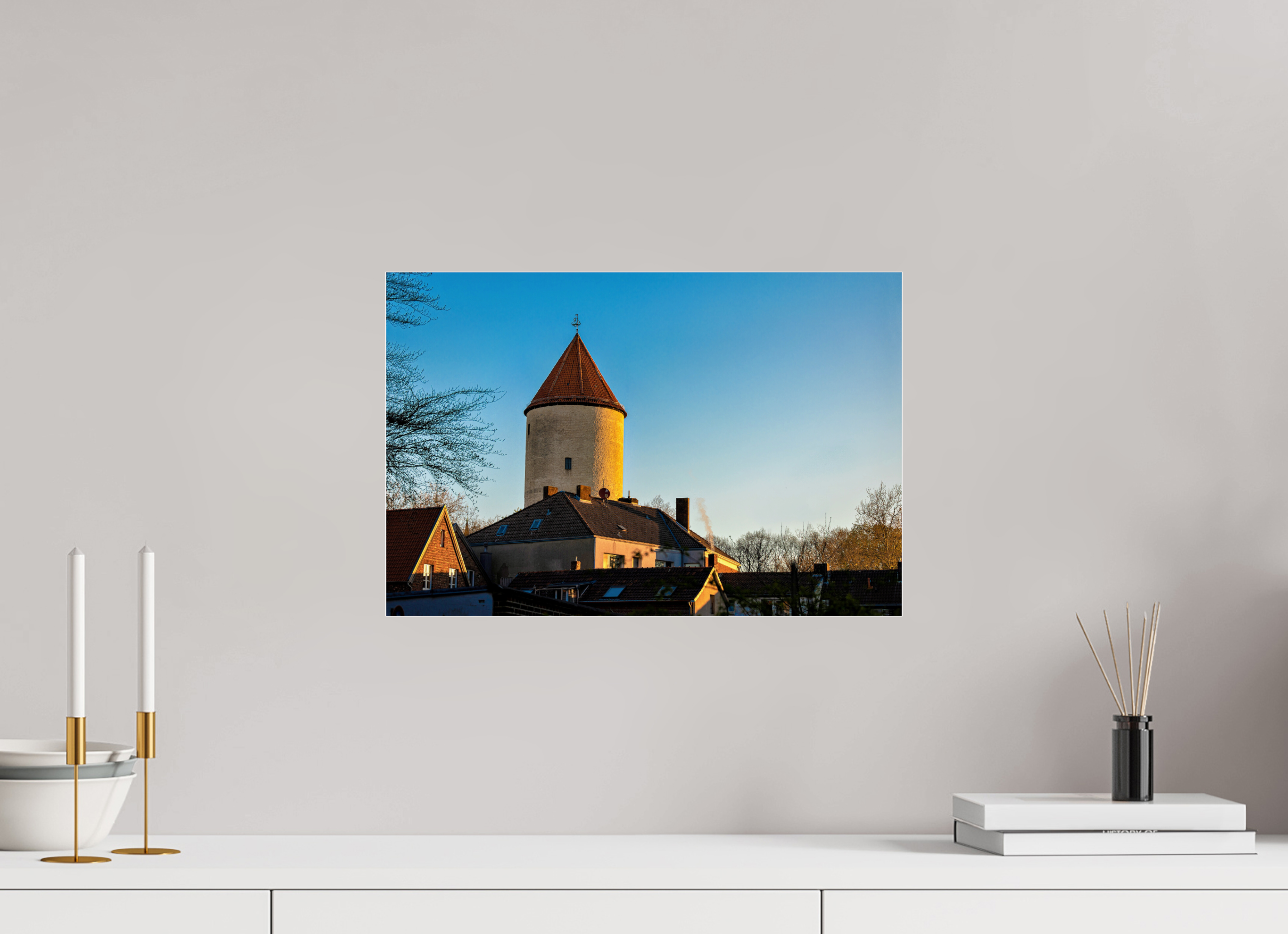 45 x 30 cm, Photo Print Under Acrylic Glass Buddenturm