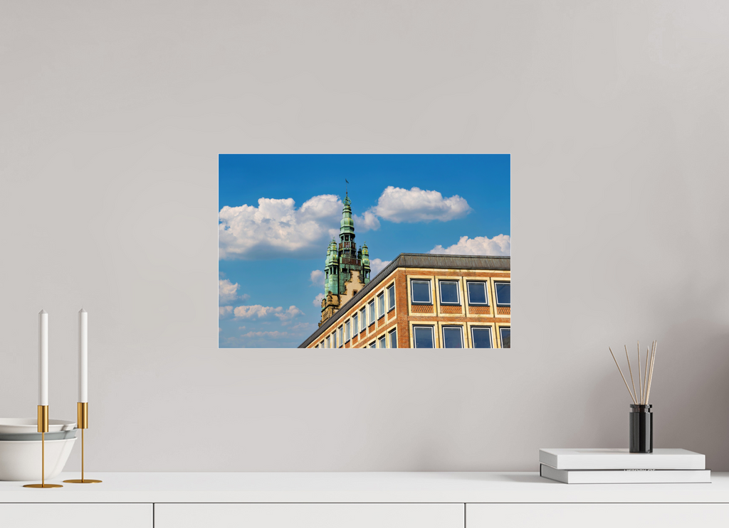 45 x 30 cm, Photo Print Under Acrylic Glass Stadthaustrum - Stadthaus