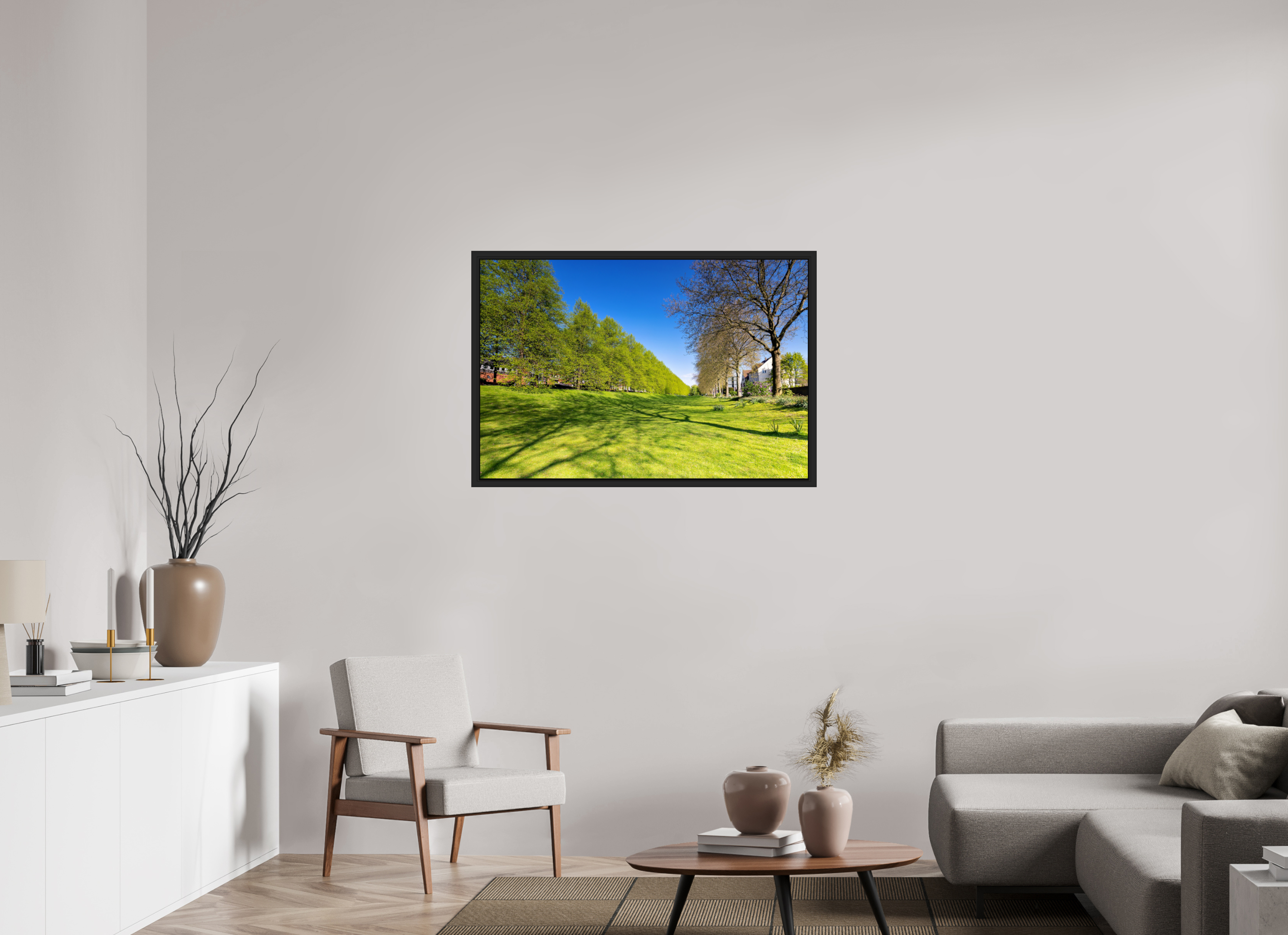 105 x 70 cm, Tokyo 20mm Schattenfuge 4mm Graben neben der Promenade