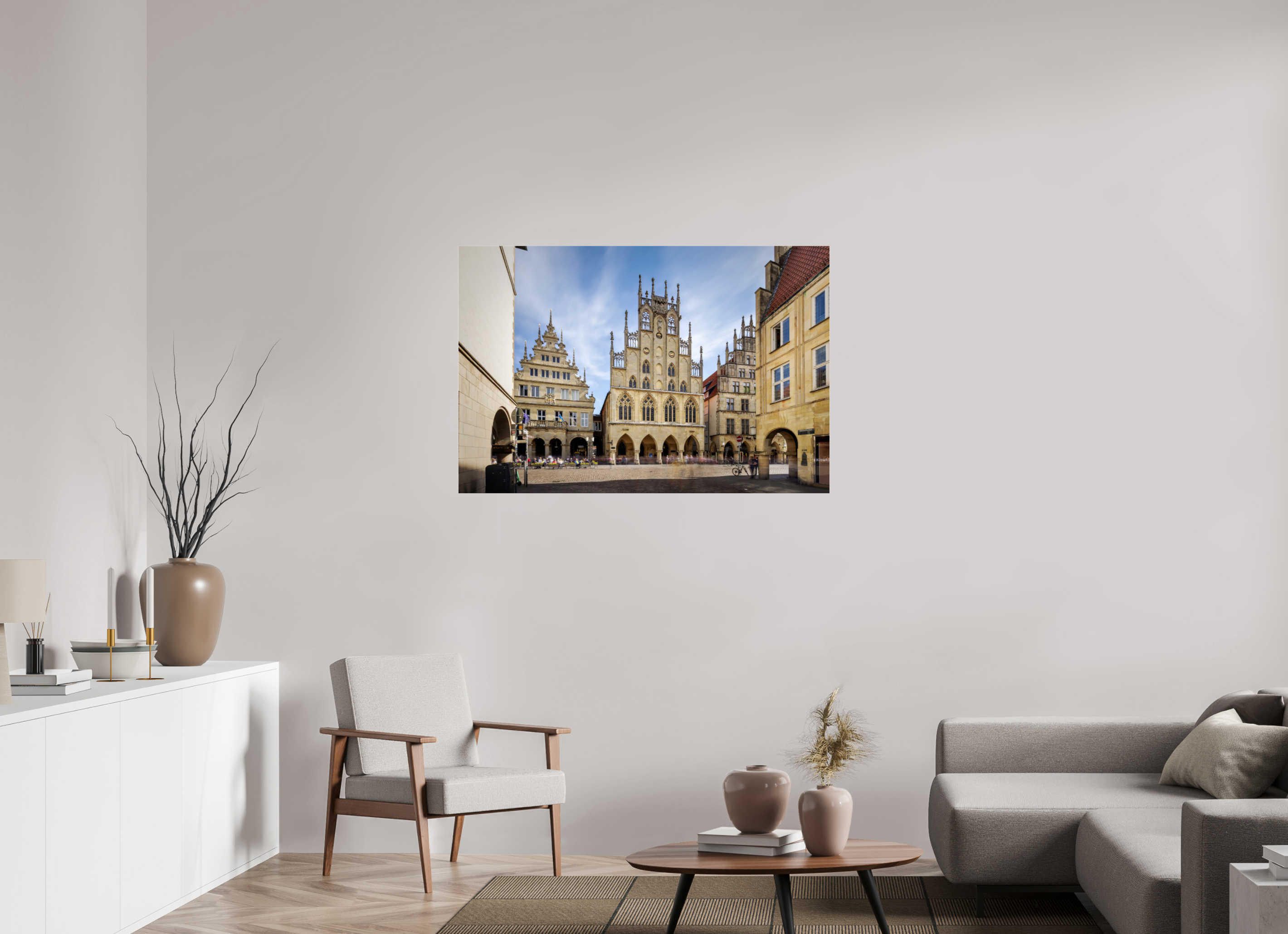 120 x 80 cm, Photo Print Under Acrylic Glass Das Rathaus