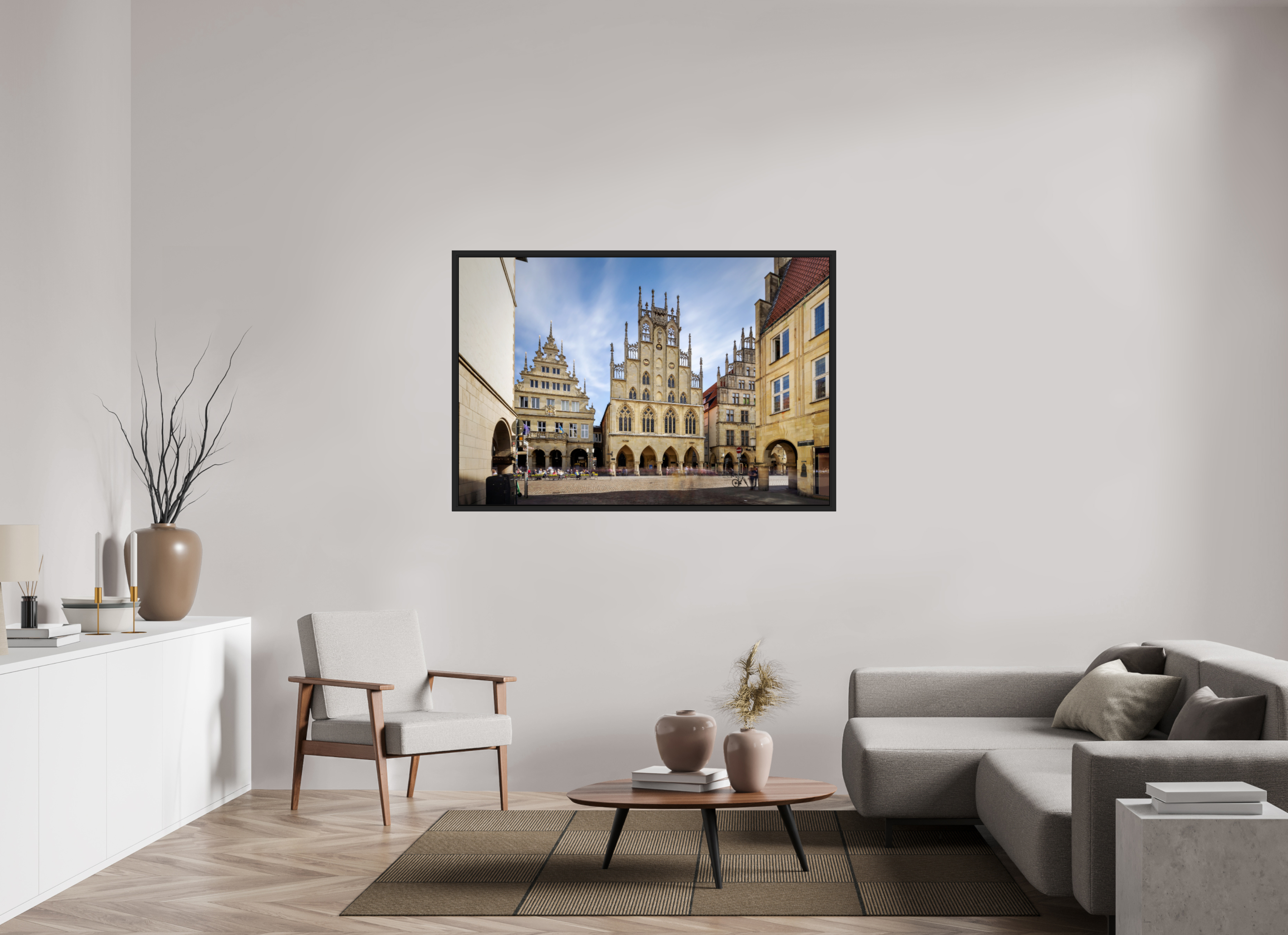 150 x 100 cm, Tokyo 20mm Schattenfuge 4mm Das Rathaus