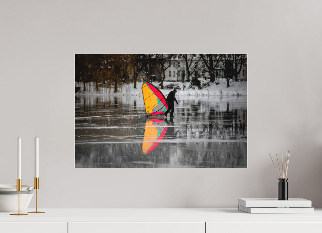 60 x 40 cm, Acrylglas Fine Art Pigmentdruck Der Eissegler