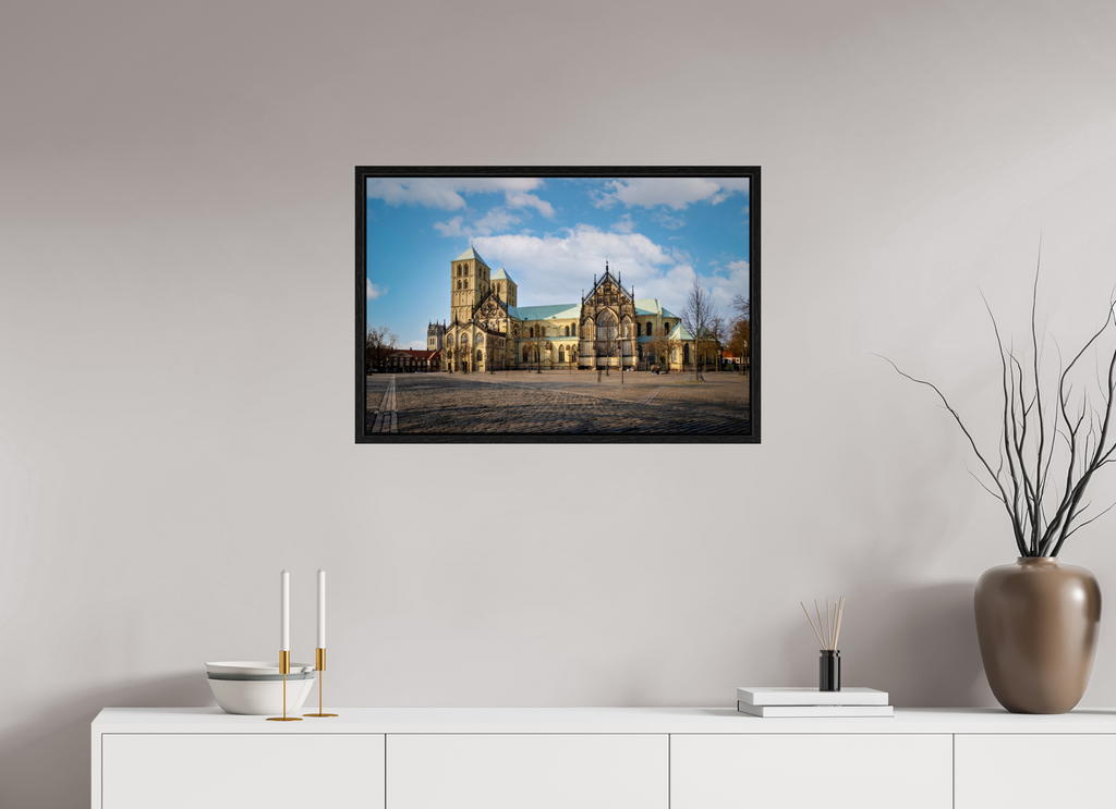 75 x 50 cm, Floater Frame Der Dom