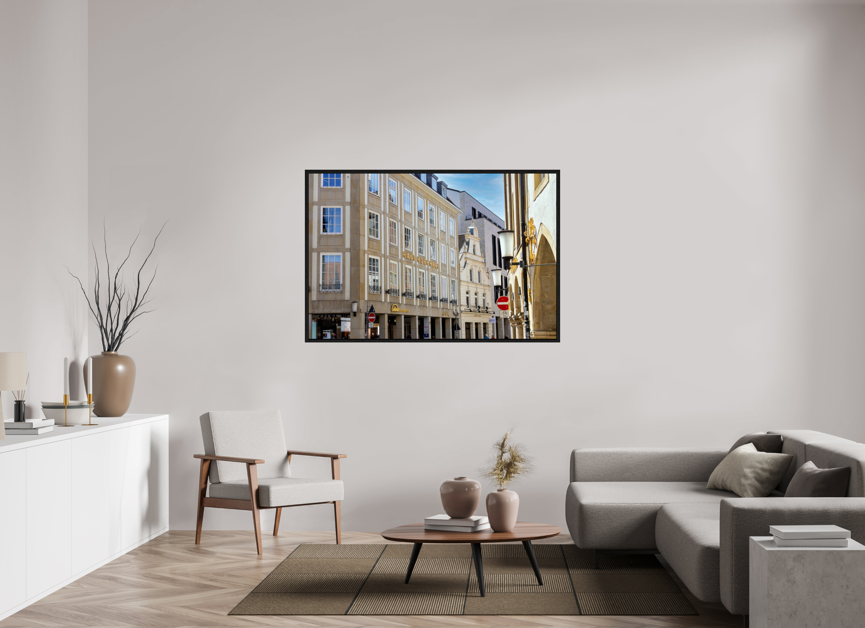 150 x 100 cm, Floater Frame Hochherz