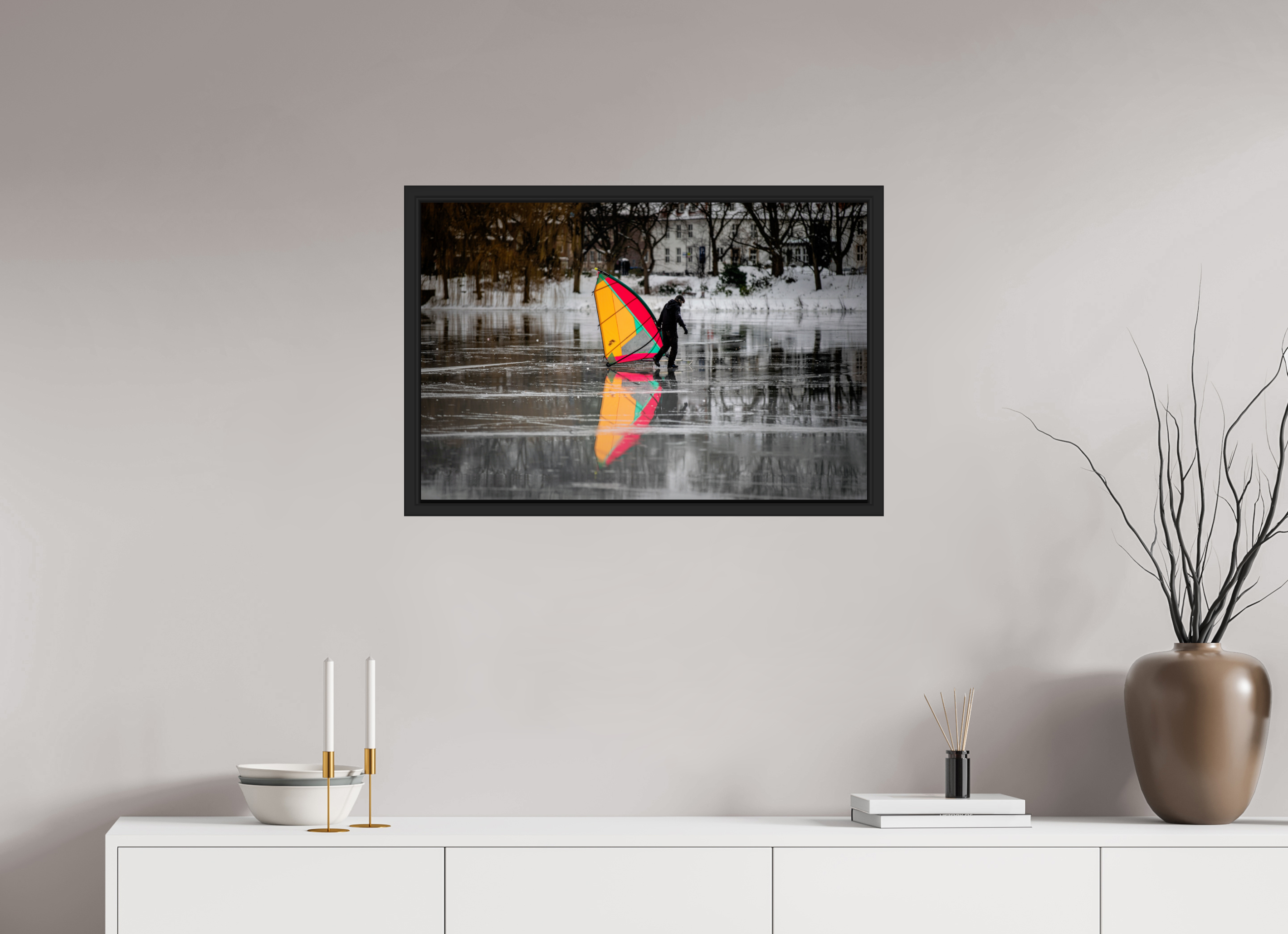 75 x 50 cm, Tokyo 20mm Schattenfuge 4mm Der Eissegler