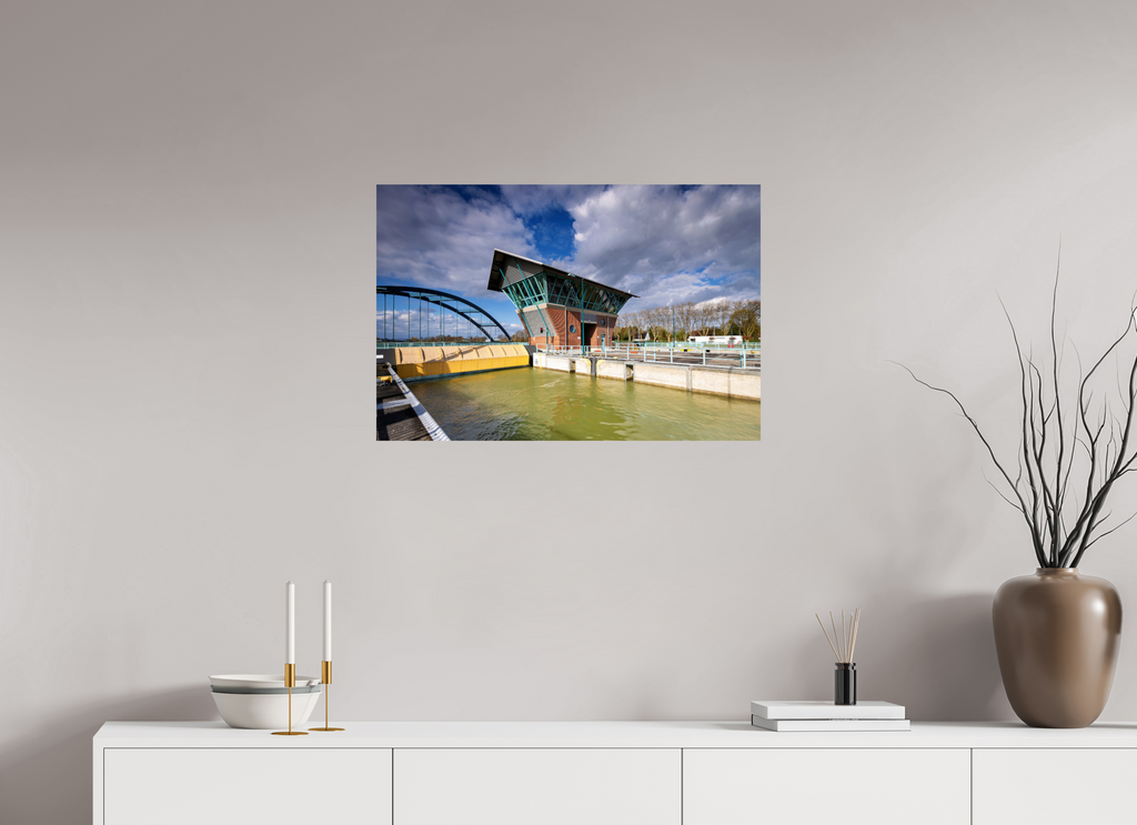 75 x 50 cm, Photo Print On Fuji Crystal DP II Die Schleuse - Der Tower