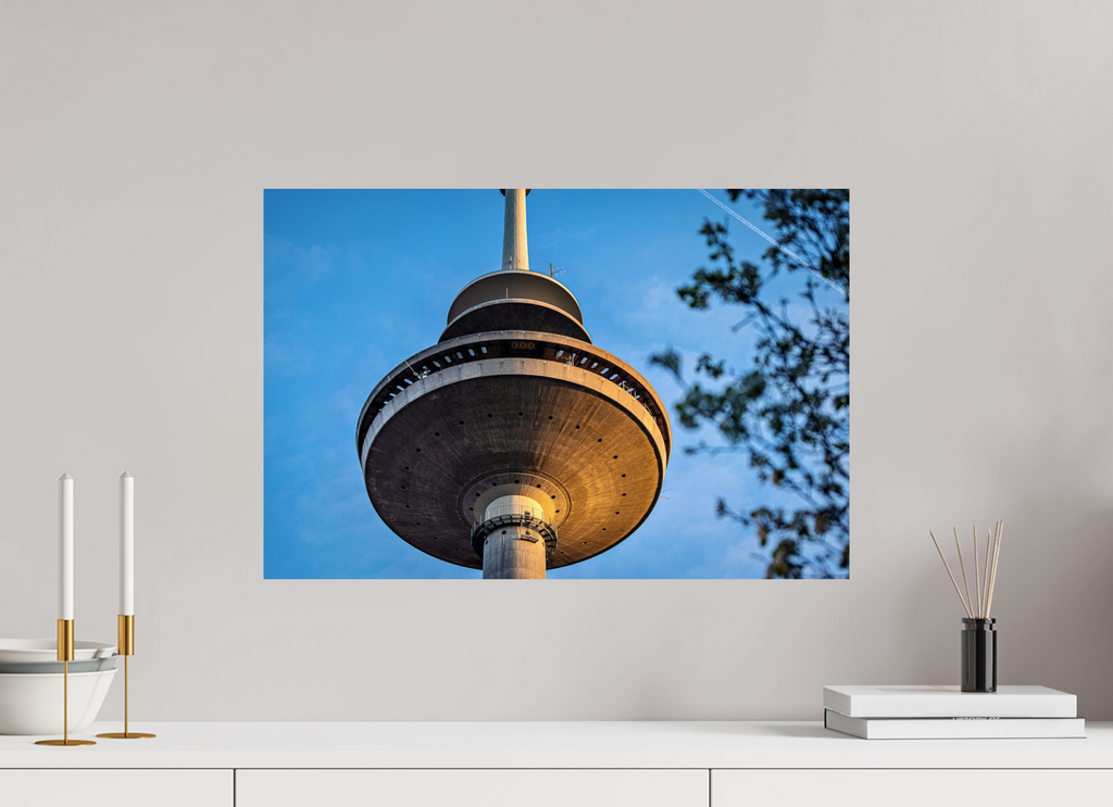 60 x 40 cm, Baryta - Fine Art Der Fernsehturm - Das UFO
