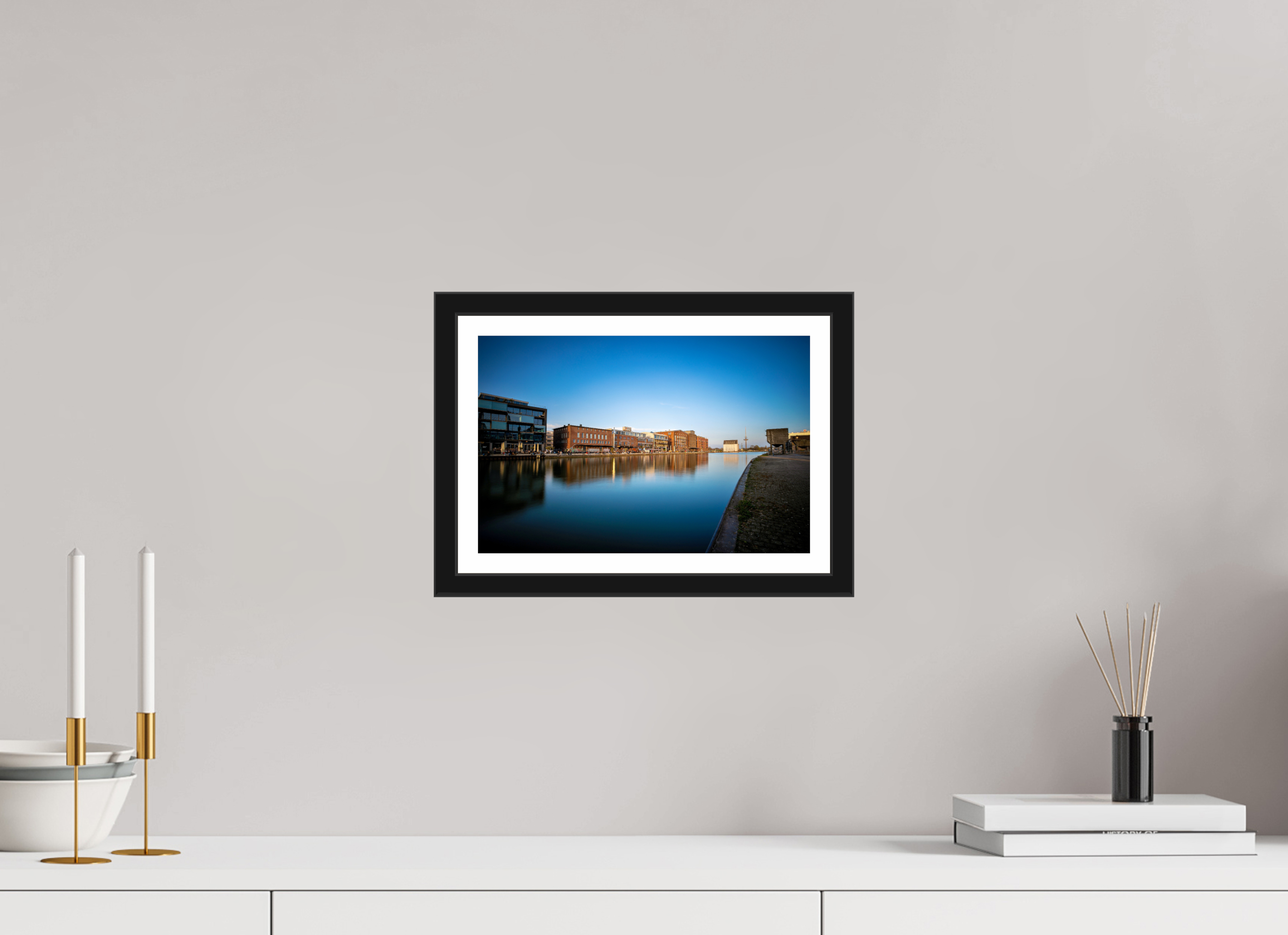 30 x 20 cm, Bern und Rand Der Hafen im Überblick