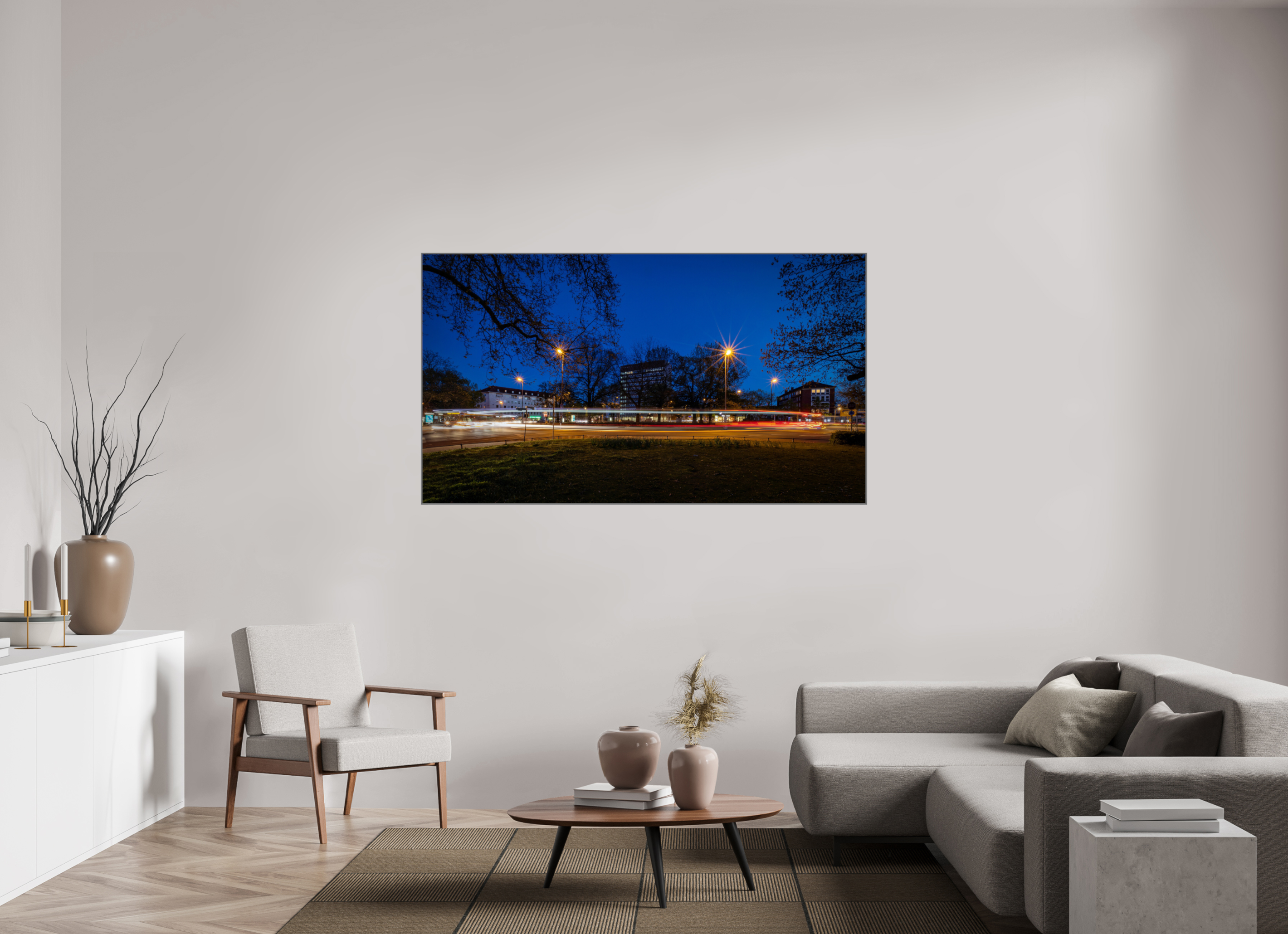 176 x 99 cm, Alurahmen 25mm Der Kreisel