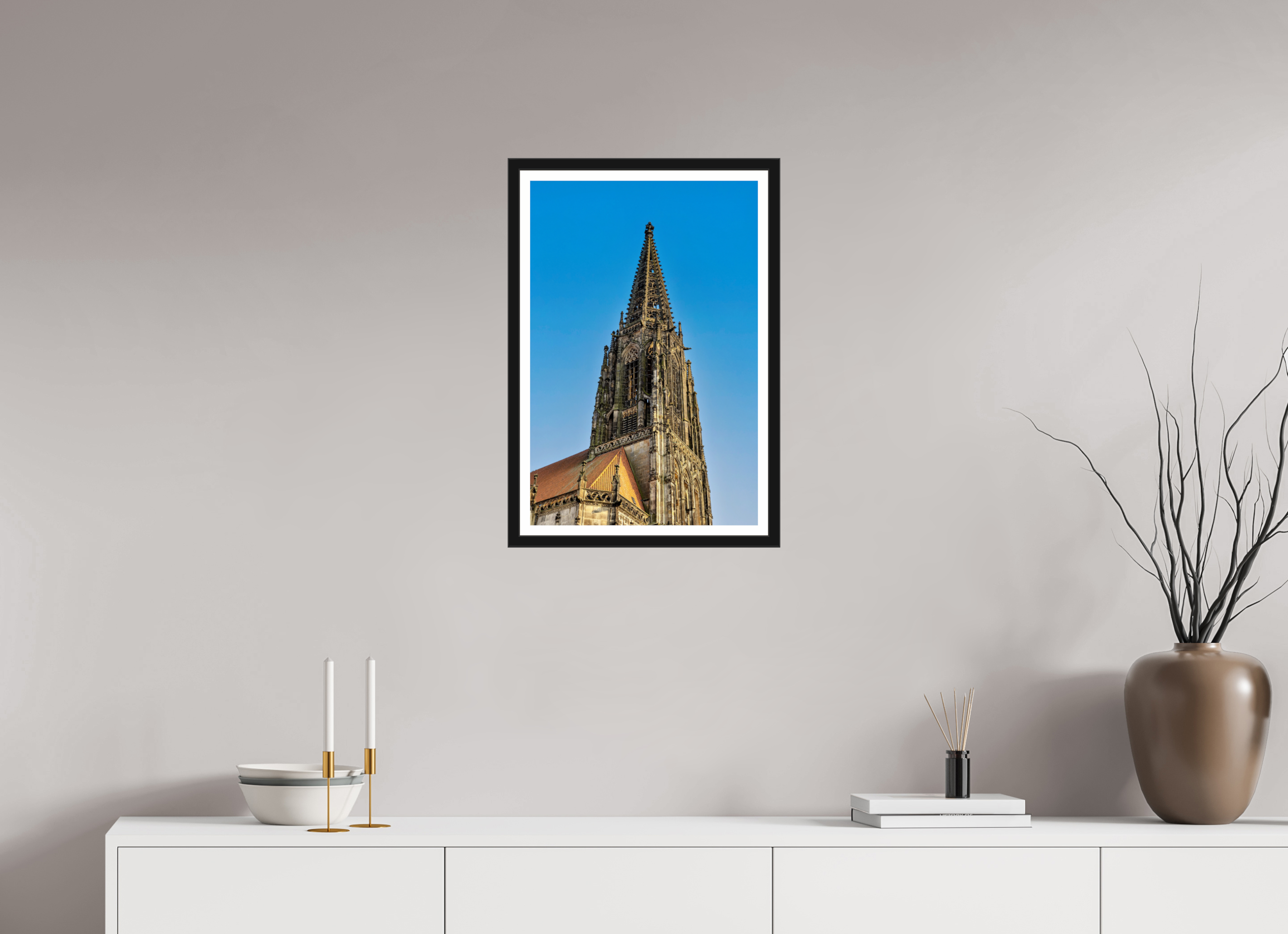 40 x 60 cm, Bern und Rand Lamberti Turm