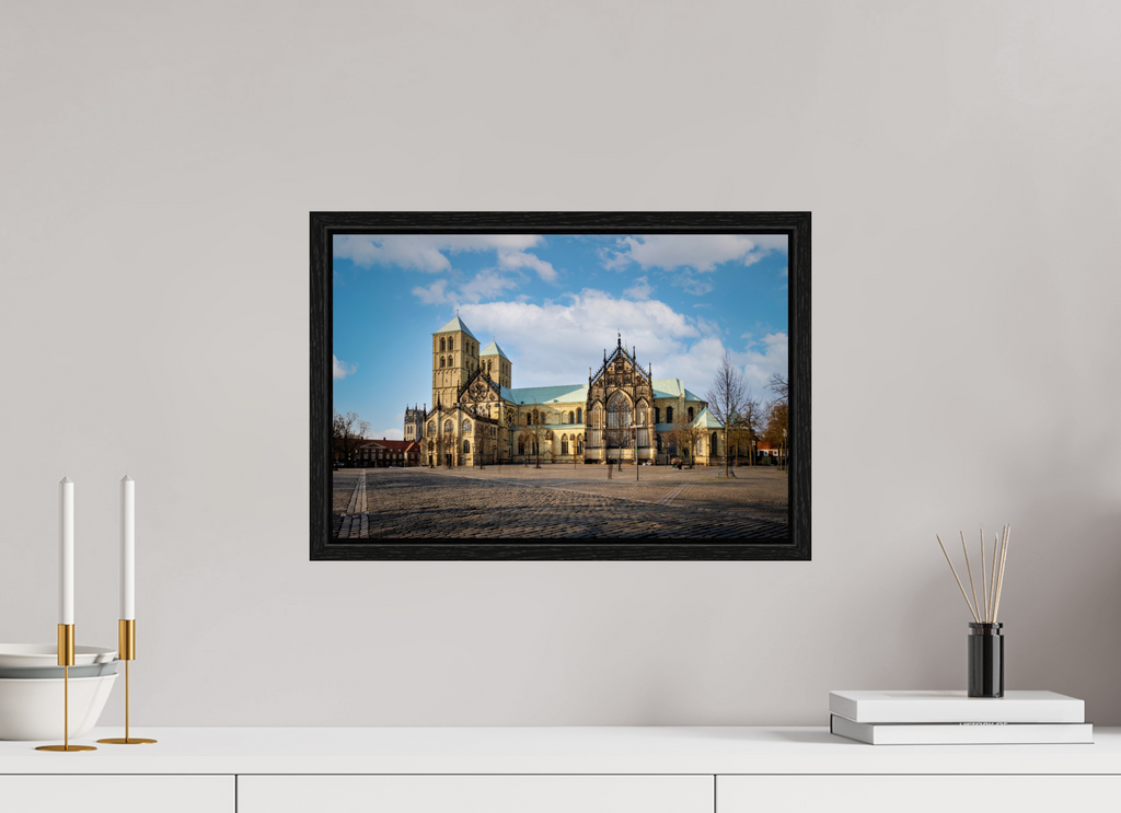 45 x 30 cm, Floater Frame Der Dom