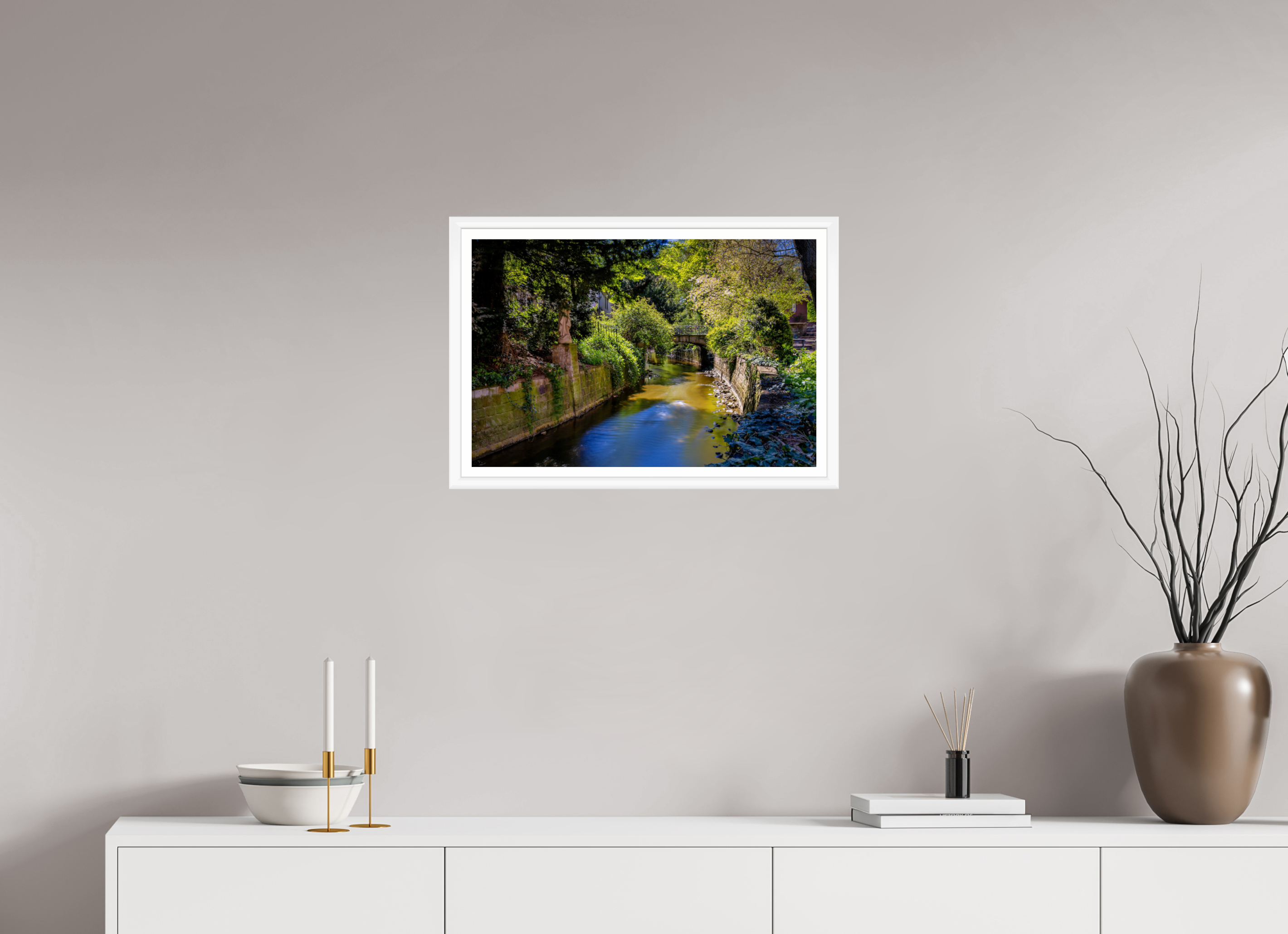 60 x 40 cm, Bern weiß und Rand AA Seitengang