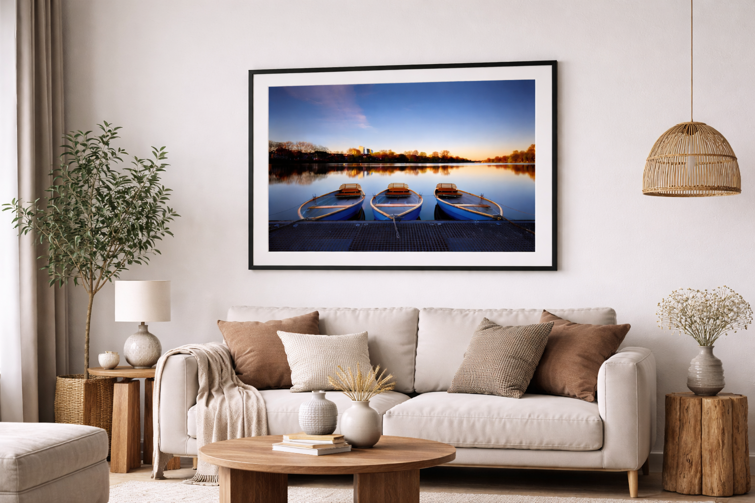 Drei Boote - Der Aasee