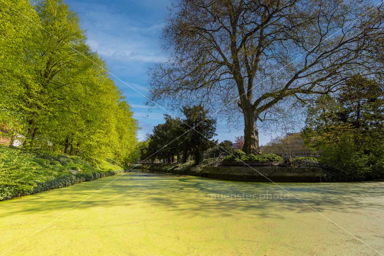 Wassergraben an der Promenade