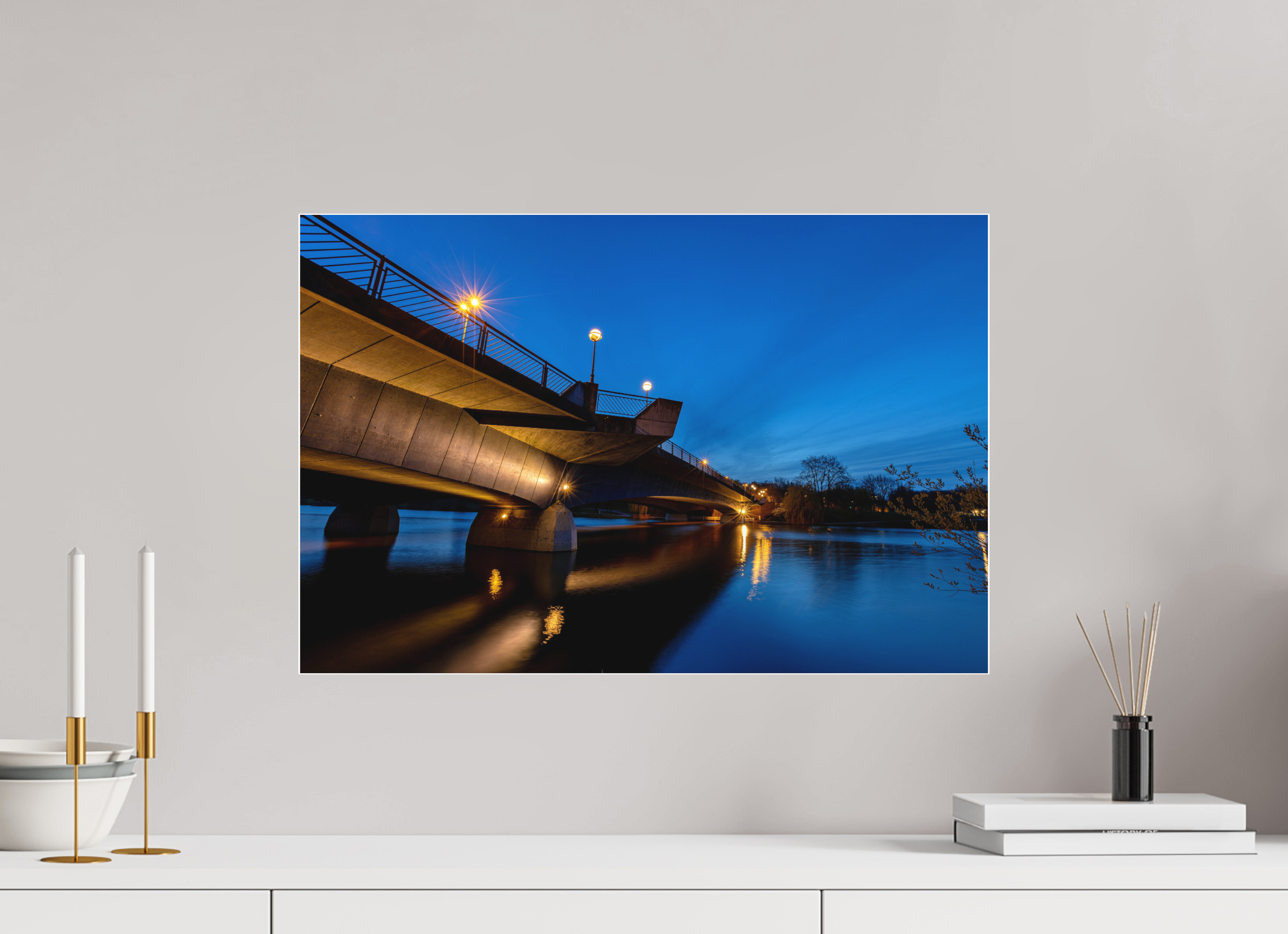 60 x 40 cm, Acrylglas Fine Art Pigmentdruck Torminbrücke