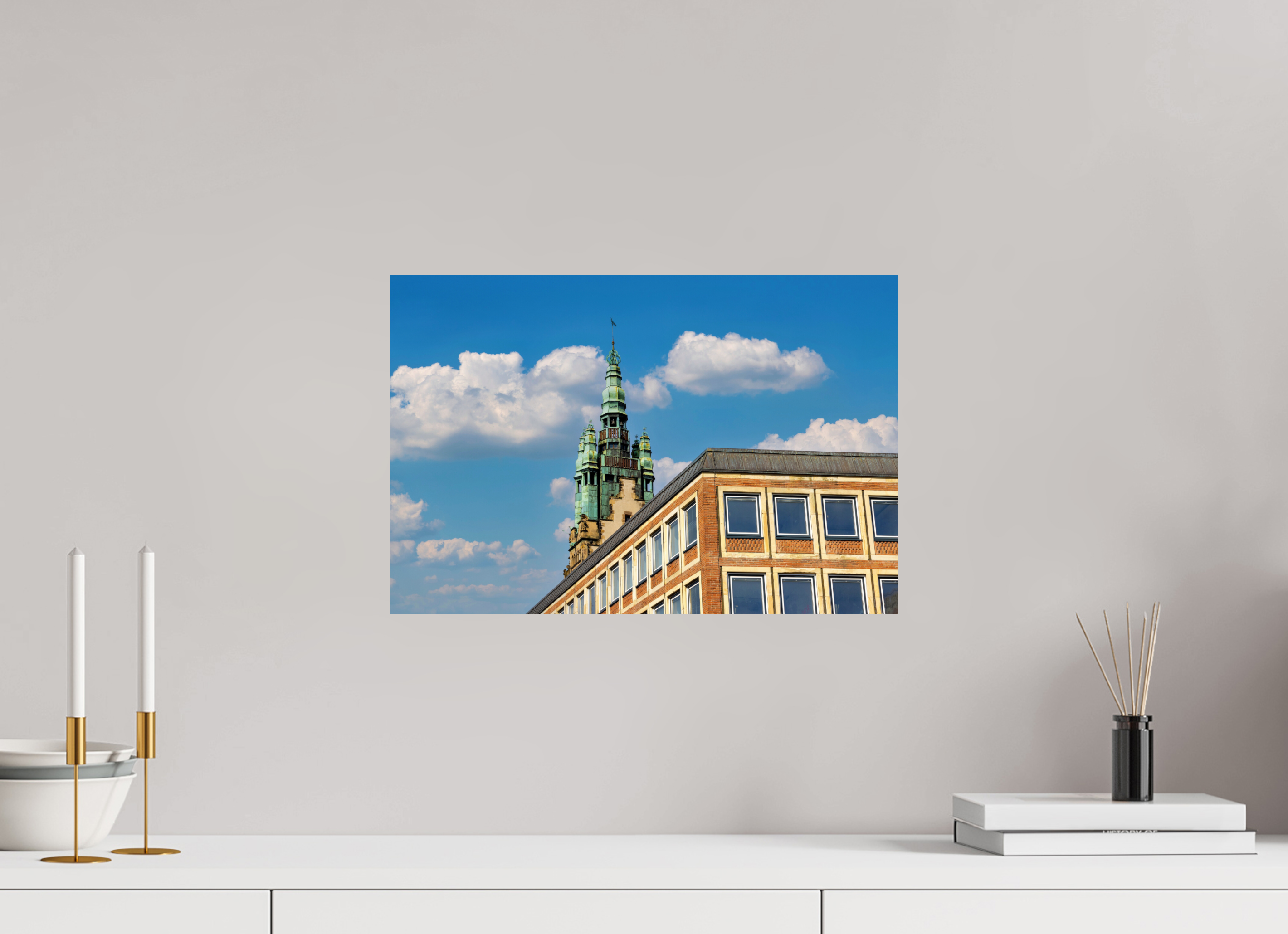 45 x 30 cm, Photo Print On Fuji Crystal DP II Stadthaustrum - Stadthaus