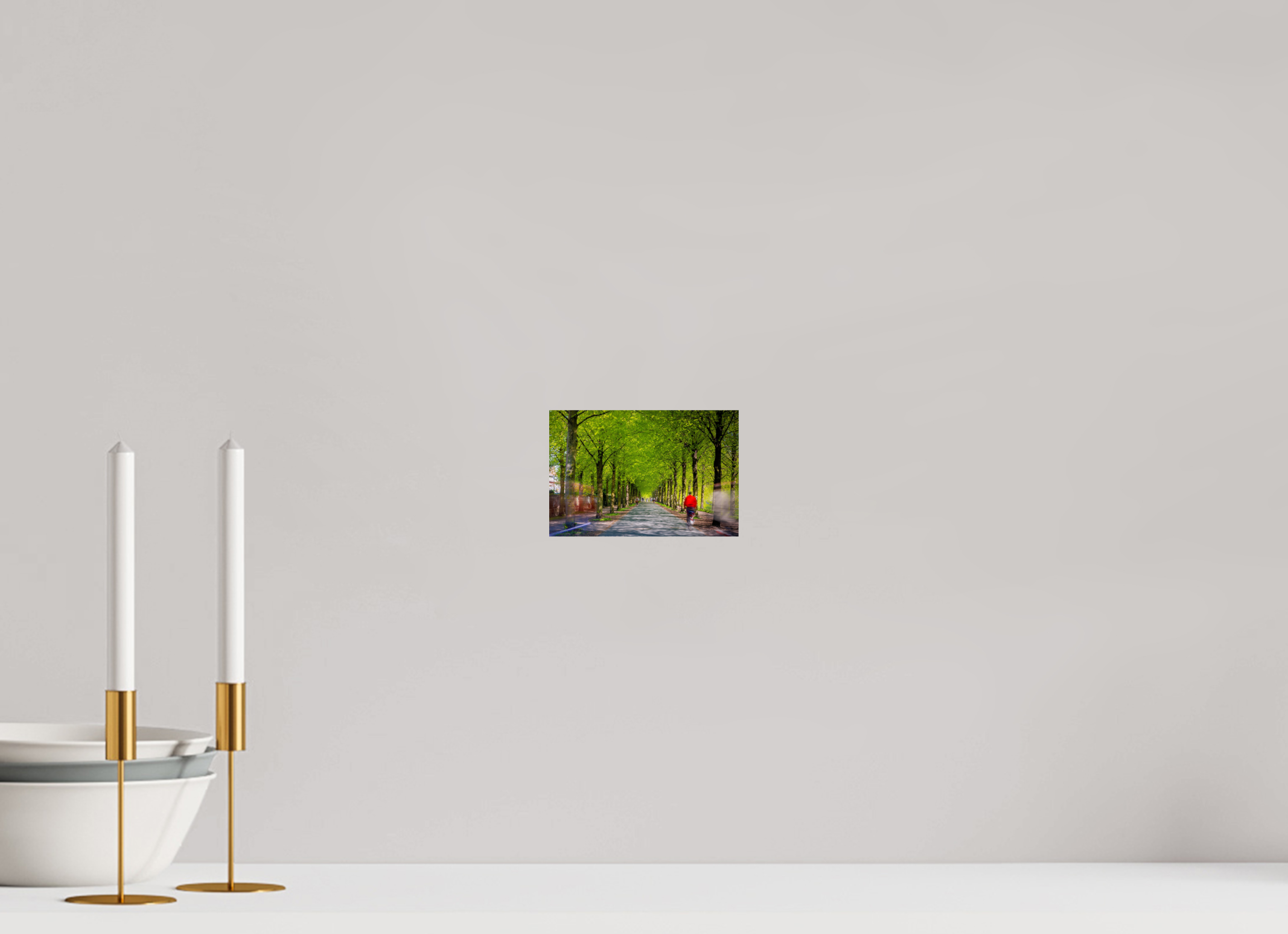 15 x 10 cm, Baryta - Fine Art Belebte Promenade