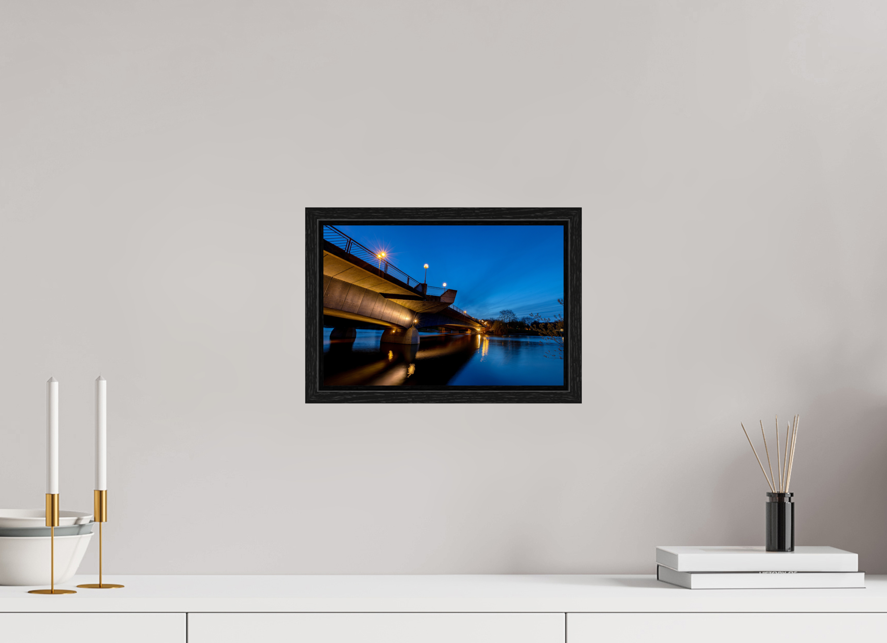 30 x 20 cm, Floater Frame Torminbrücke