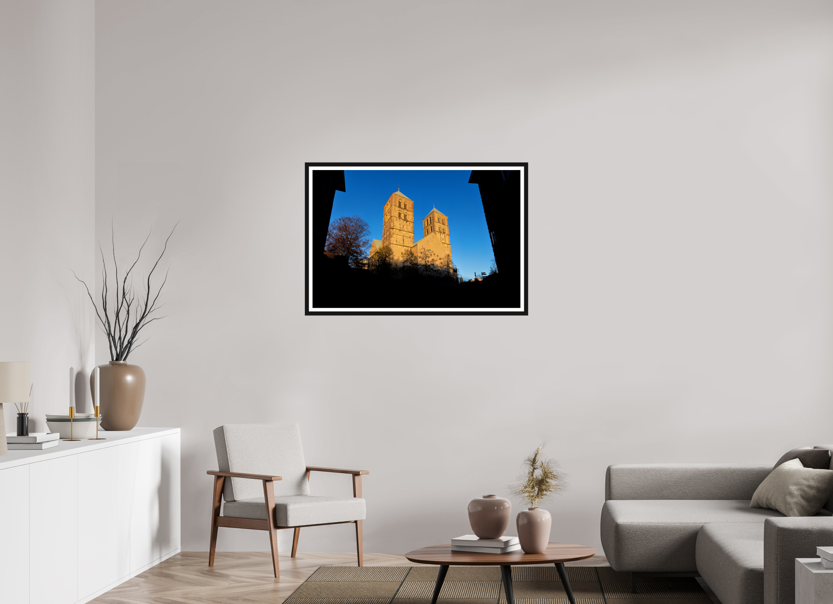 105 x 70 cm, Bern und Rand Der Dom - Westseite
