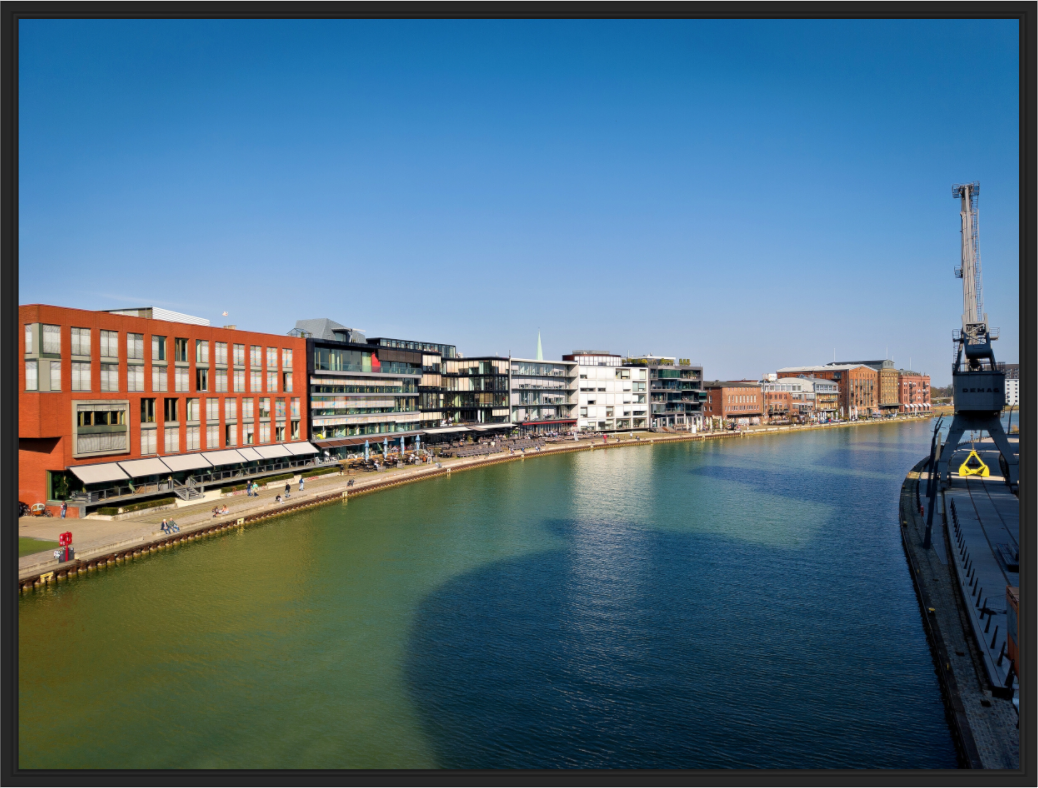 Main image Münster Hafen – Ruhe zwischen Stahl und Wasser