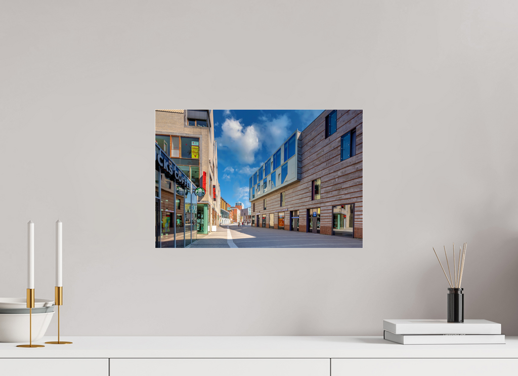 45 x 30 cm, Photo Print Under Acrylic Glass Die Stubengasse