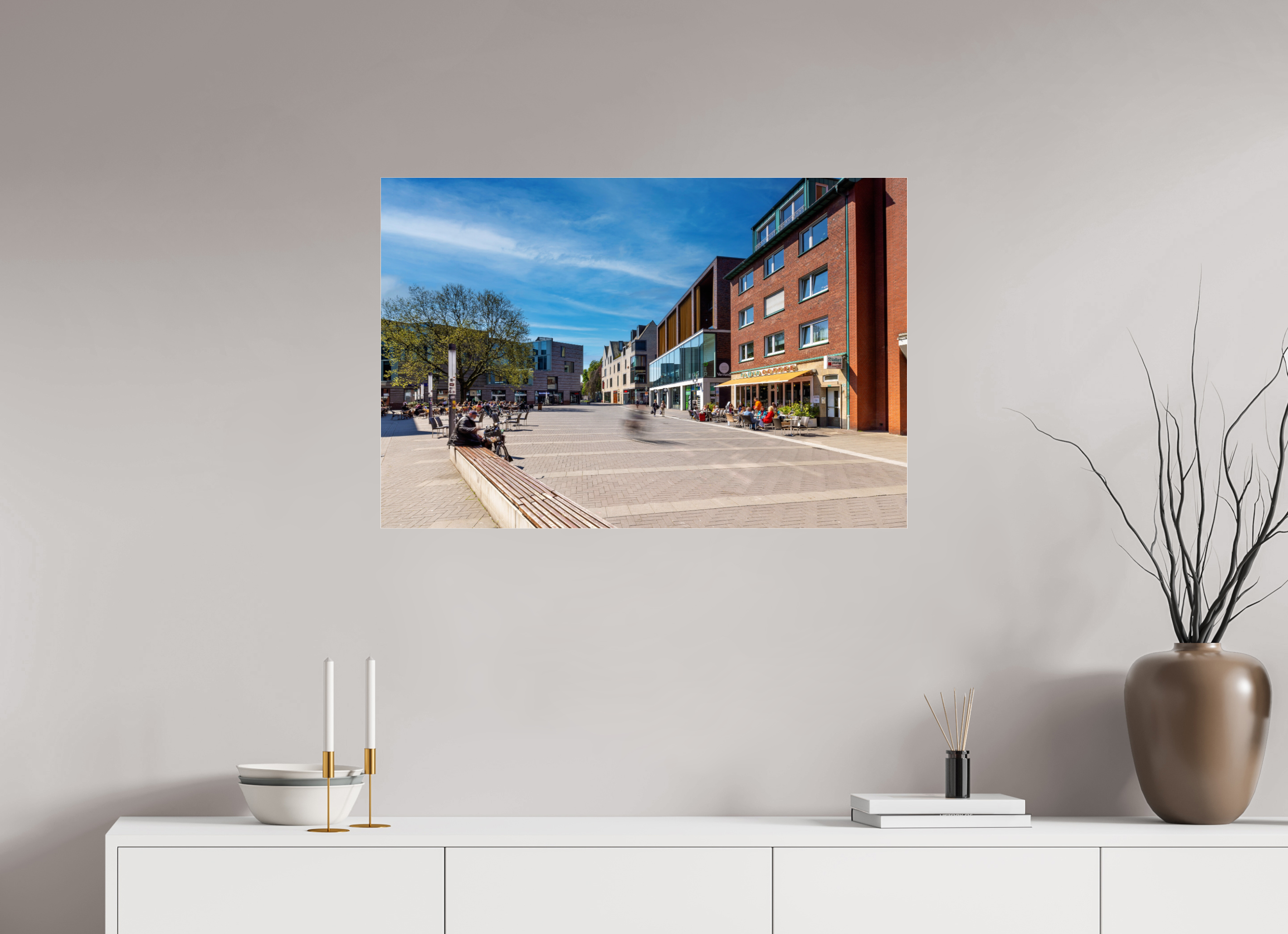 90 x 60 cm, Photo Print Under Acrylic Glass Stubengasse - Innenstadt